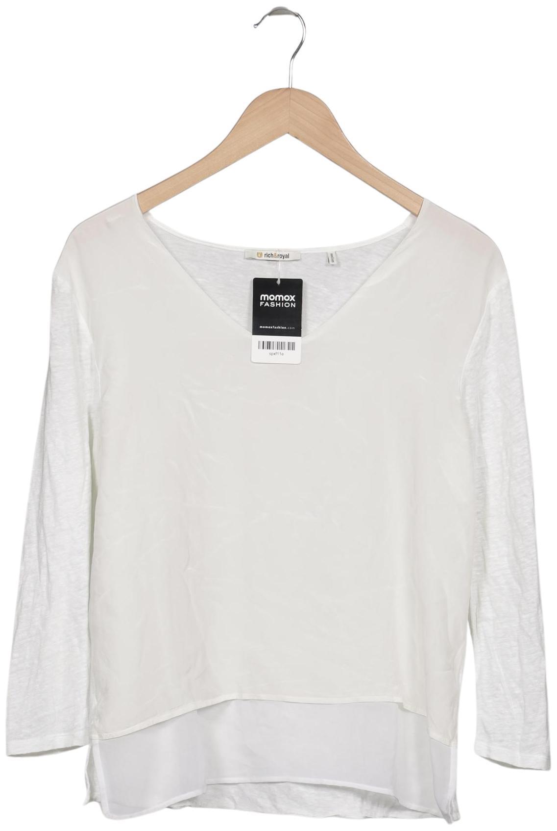 

Rich & Royal Damen Langarmshirt, cremeweiß, Gr. 38