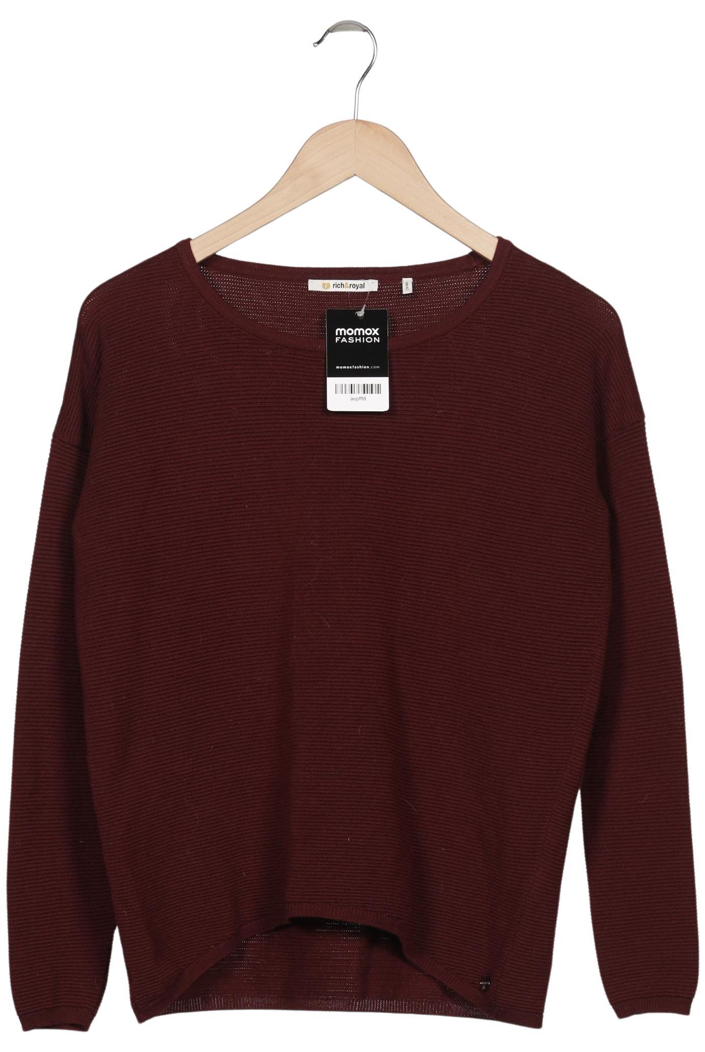 

Rich & Royal Damen Pullover, bordeaux, Gr. 34