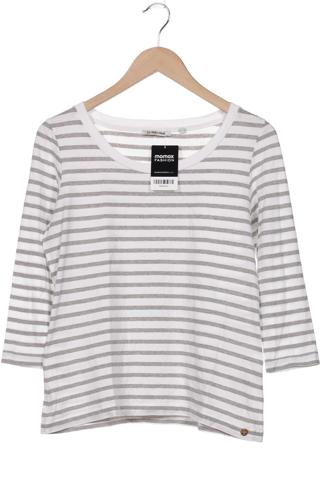 

Rich & Royal Damen Langarmshirt, weiß, Gr. 38