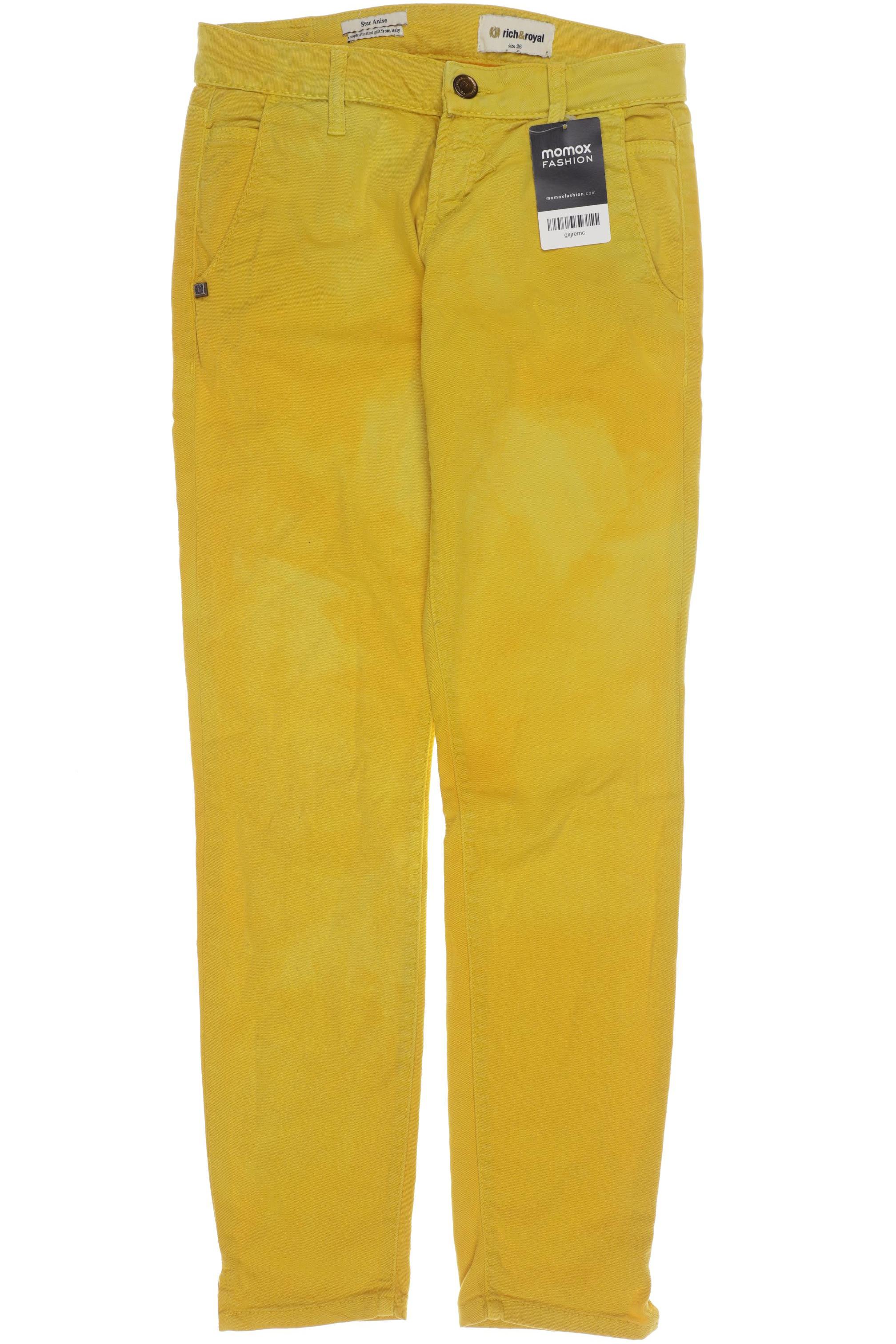 

Rich & Royal Damen Jeans, gelb, Gr. 26