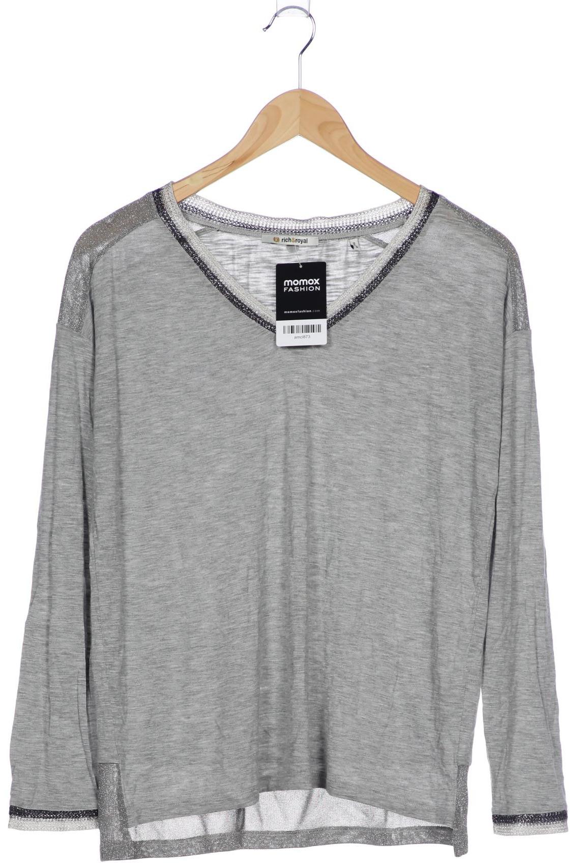 

Rich & Royal Damen Langarmshirt, grau, Gr. 38