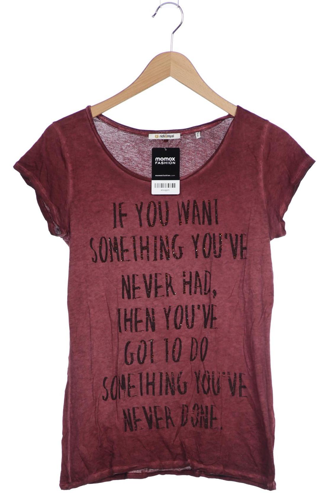 

Rich & Royal Damen T-Shirt, bordeaux, Gr. 38