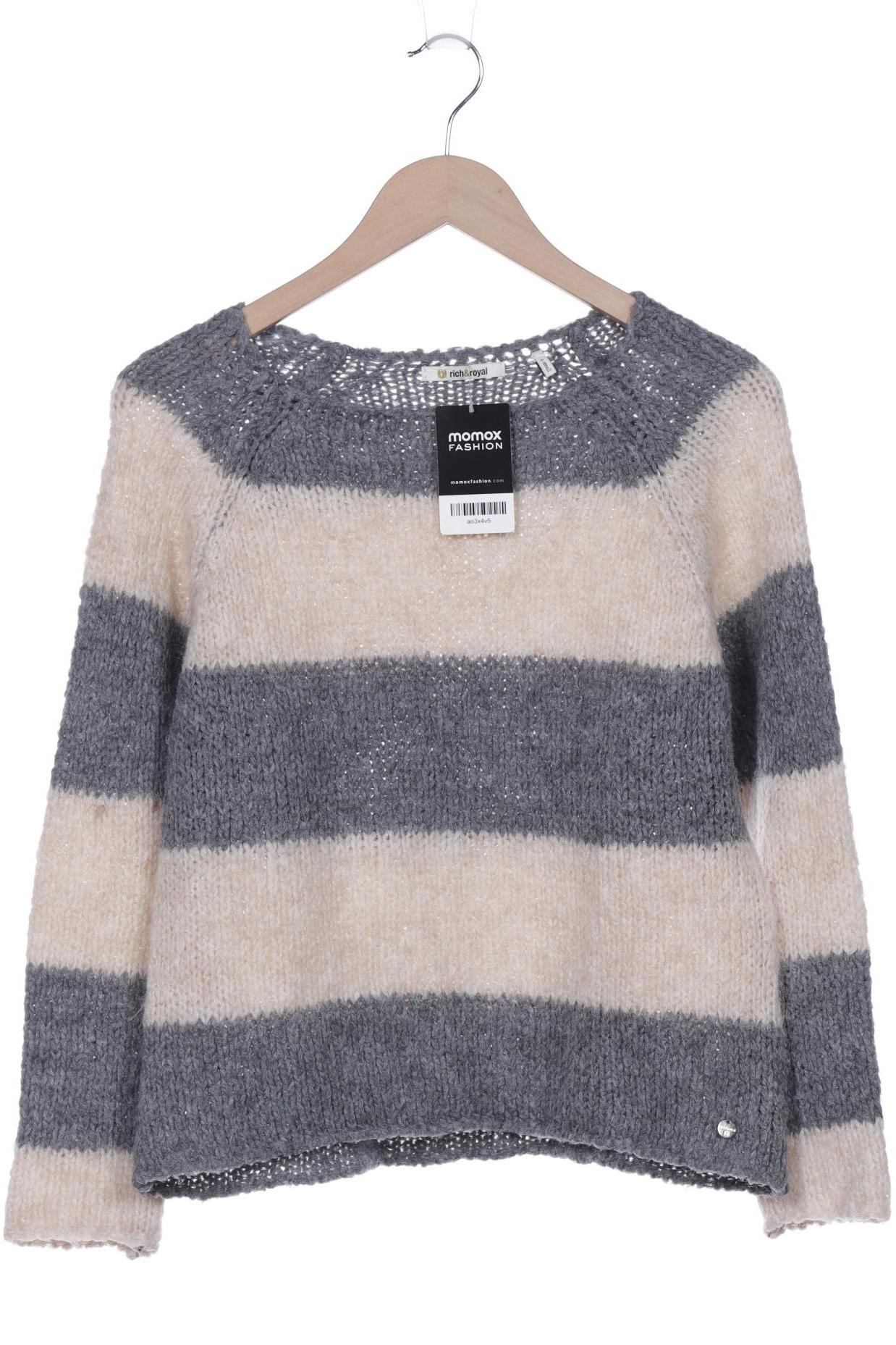 

Rich & Royal Damen Pullover, grau, Gr. 34