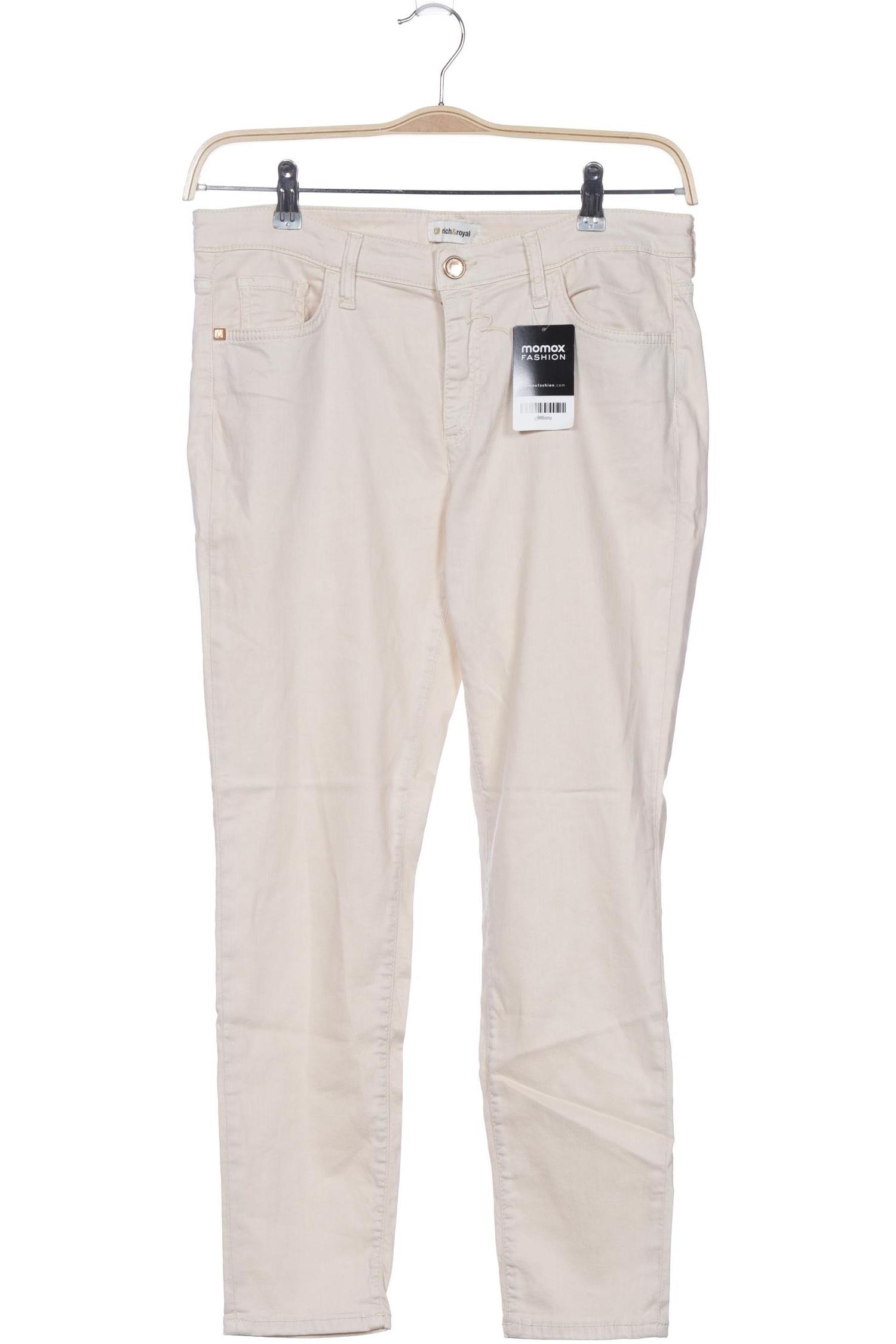 

Rich & Royal Damen Jeans, cremeweiß, Gr. 31