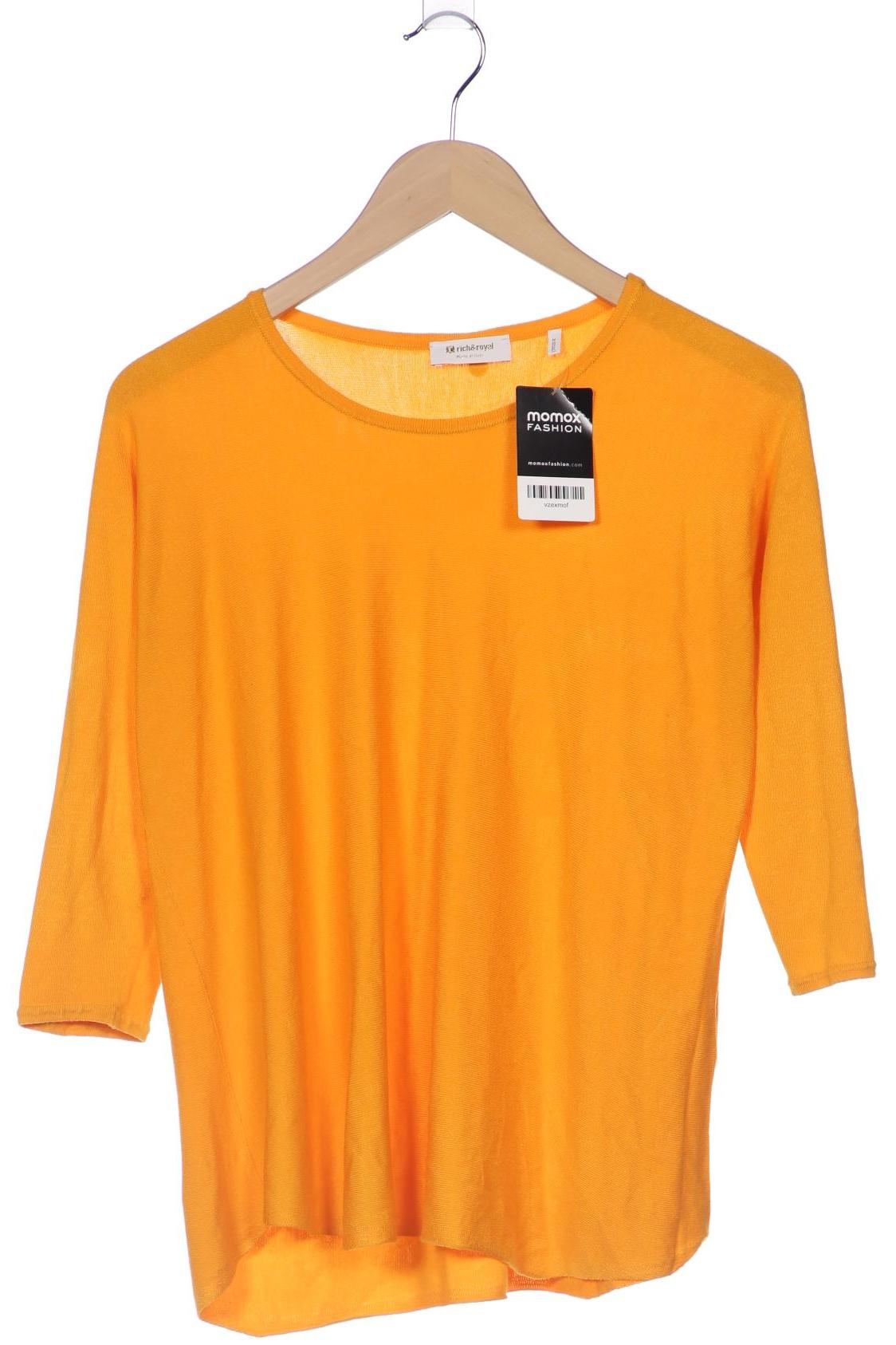 

Rich & Royal Damen Pullover, gelb, Gr. 34