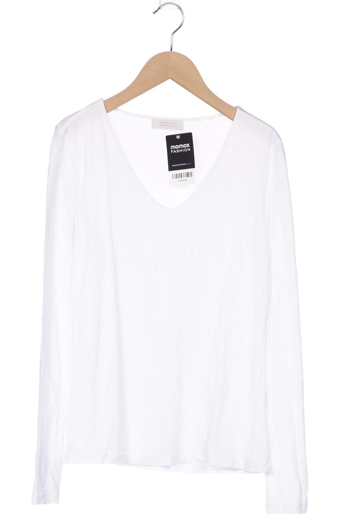 

Rich & Royal Damen Langarmshirt, weiß, Gr. 34