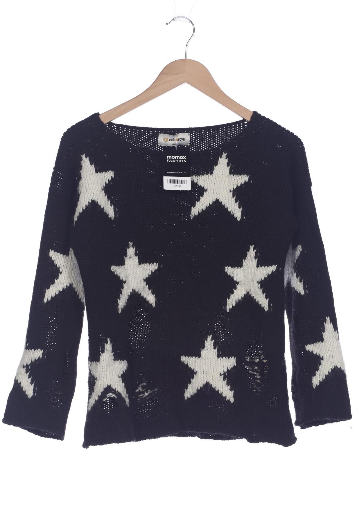 

Rich & Royal Damen Pullover, schwarz, Gr. 36