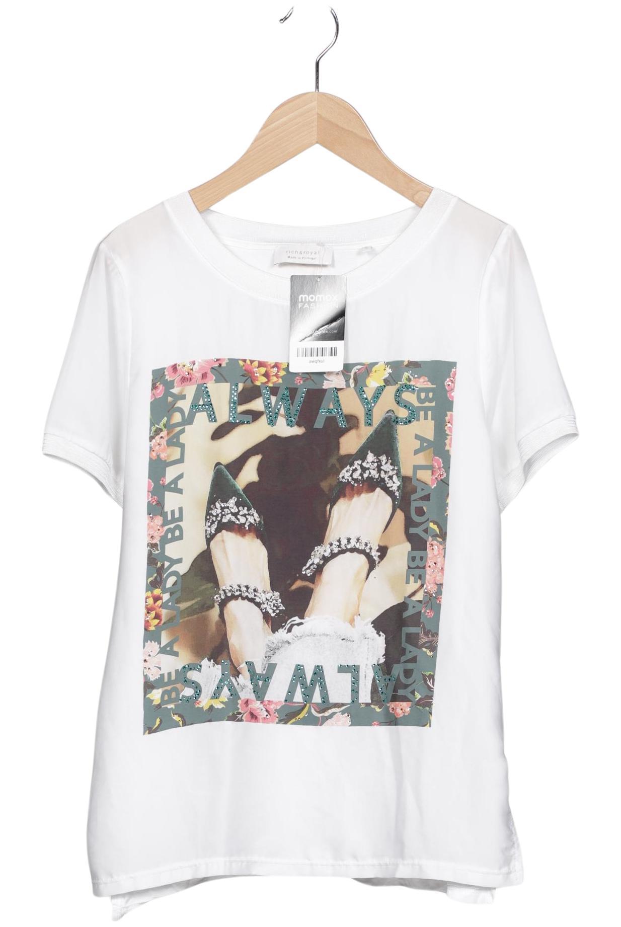

Rich & Royal Damen T-Shirt, weiß, Gr. 36