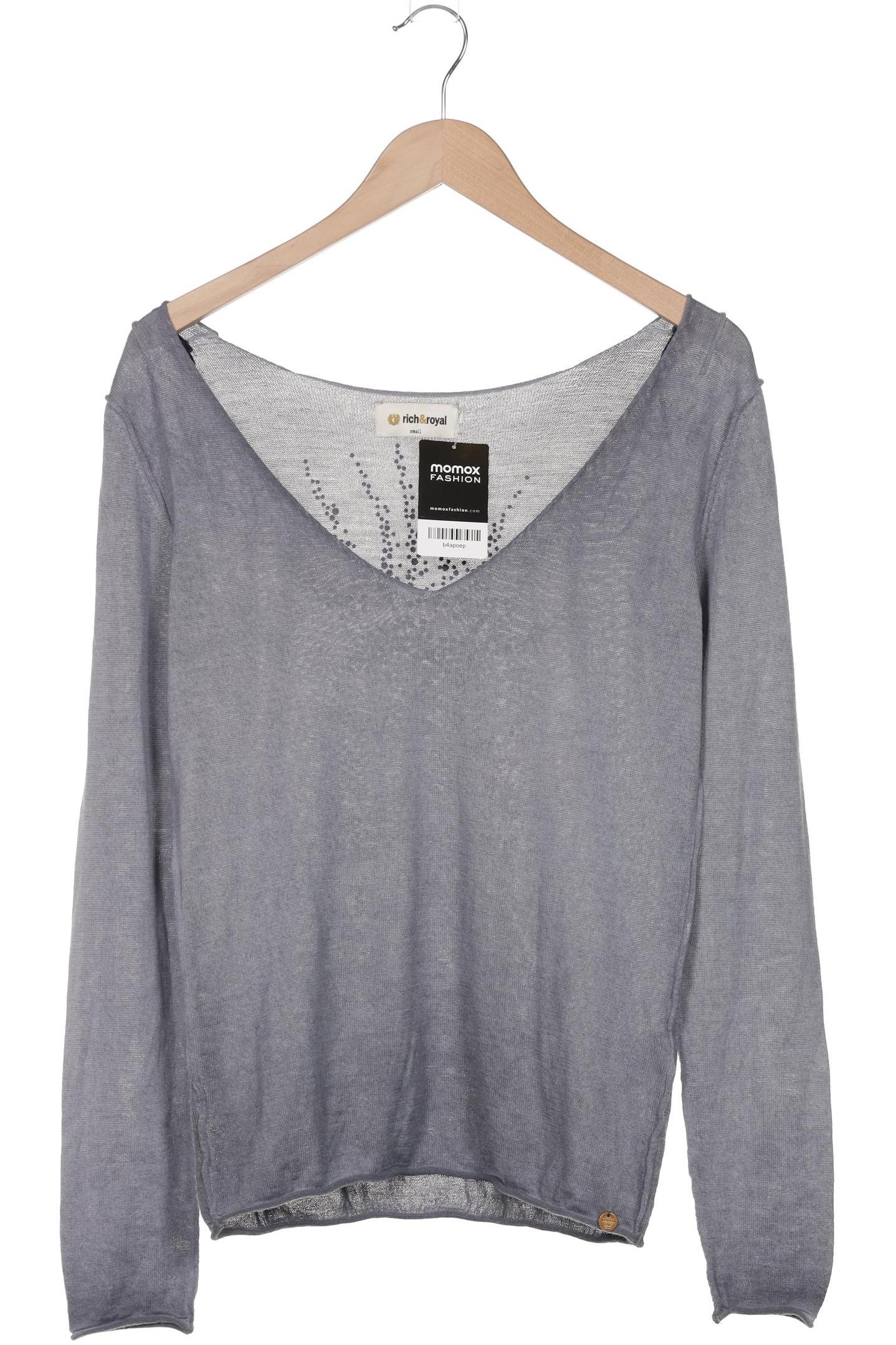 

Rich & Royal Damen Pullover, grau, Gr. 36