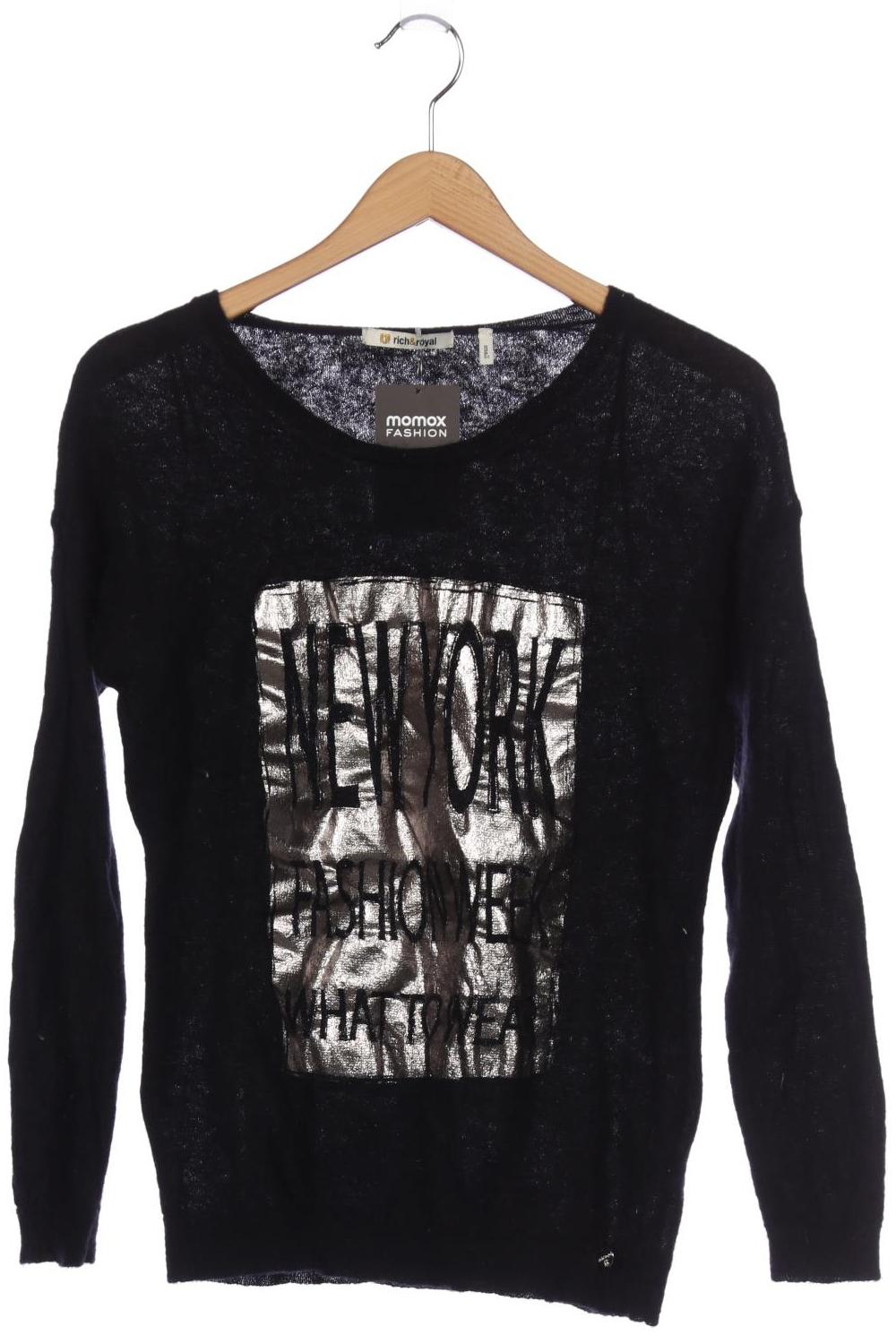 

Rich & Royal Damen Pullover, schwarz, Gr. 36
