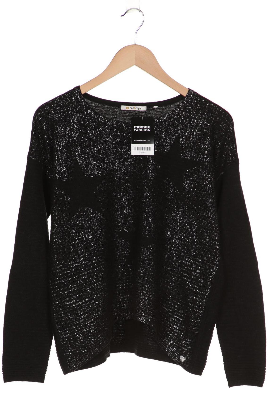 

Rich & Royal Damen Pullover, schwarz, Gr. 38