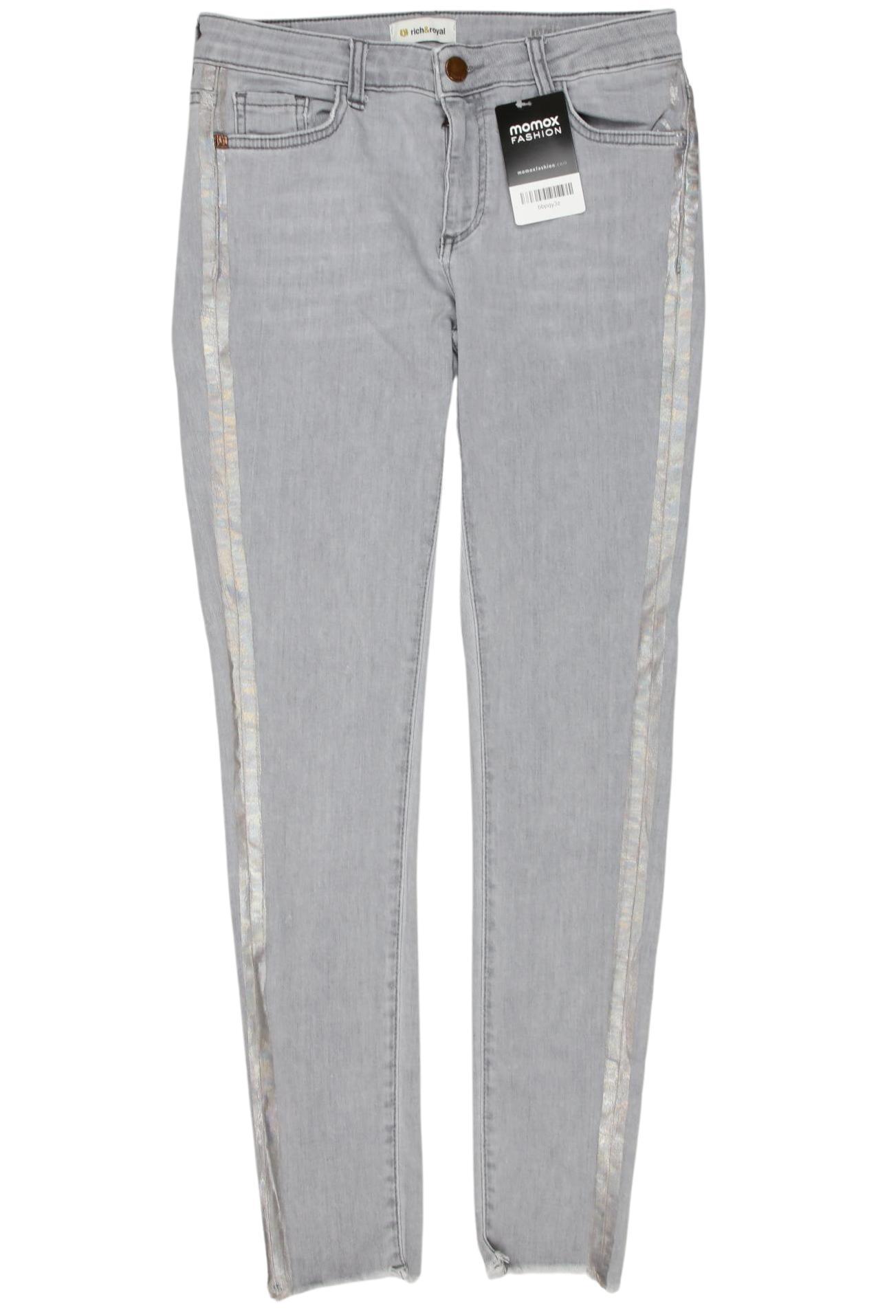 

Rich & Royal Damen Jeans, grau, Gr. 28
