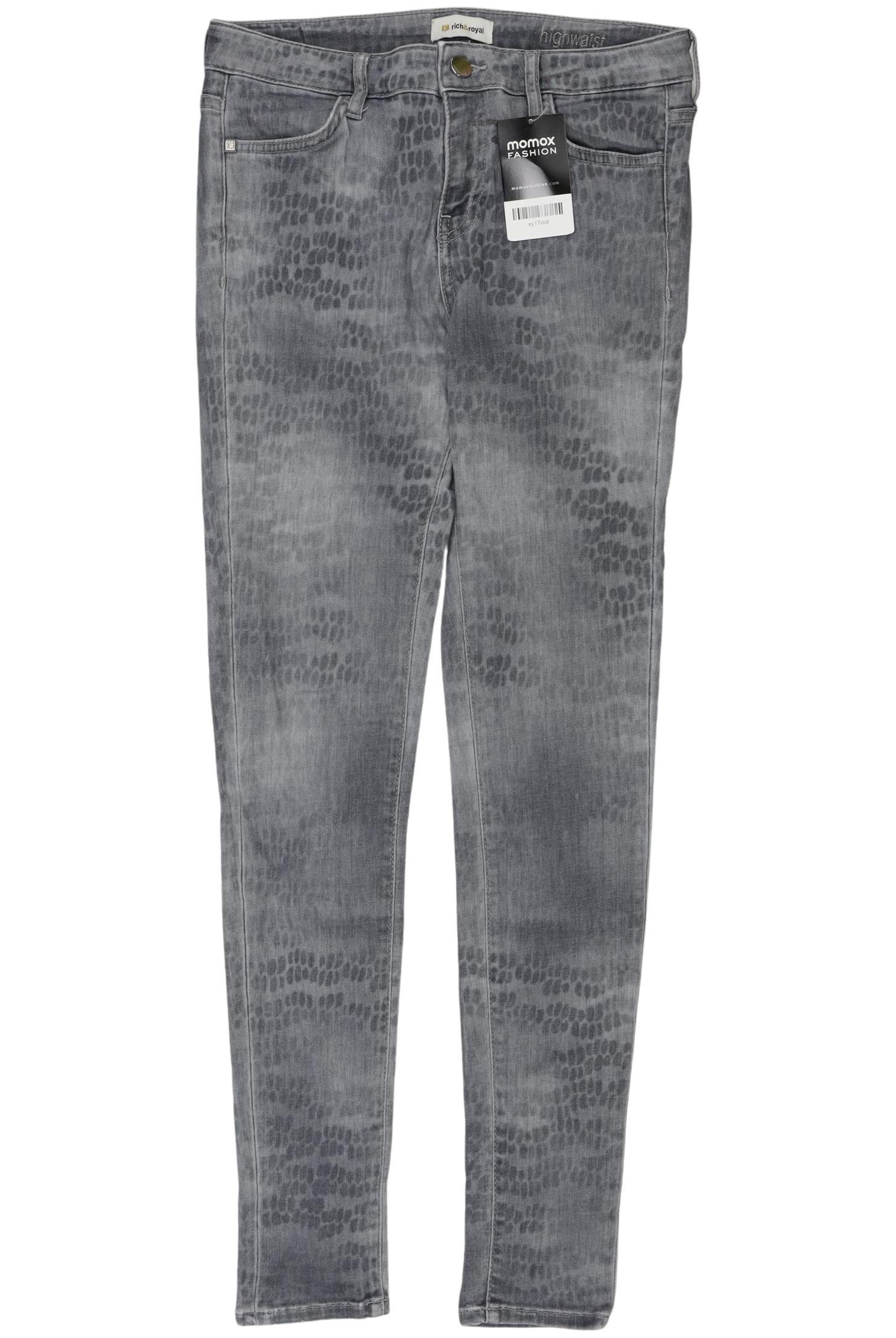 

Rich & Royal Damen Jeans, grau, Gr. 27