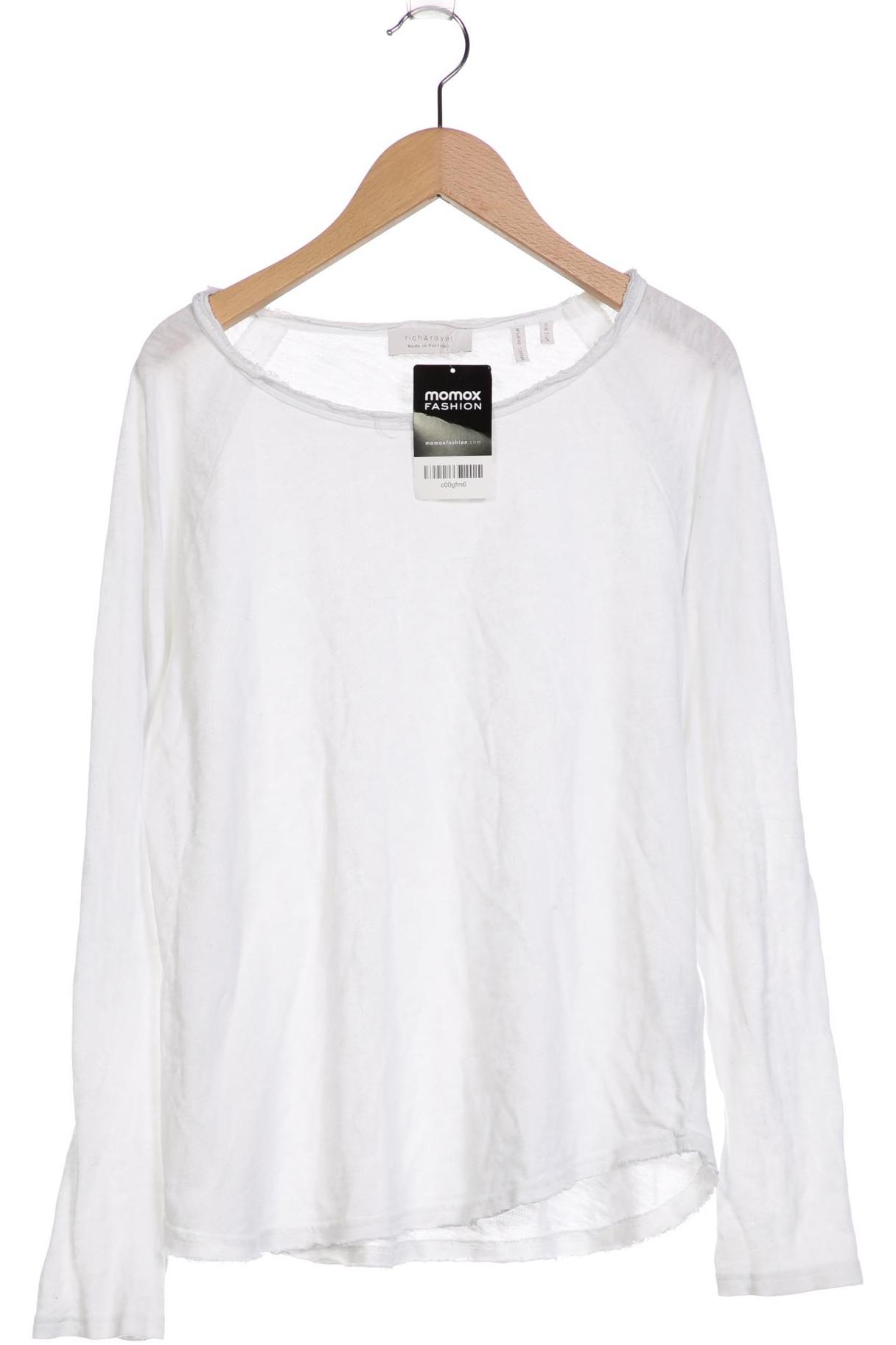 

Rich & Royal Damen Langarmshirt, weiß, Gr. 38