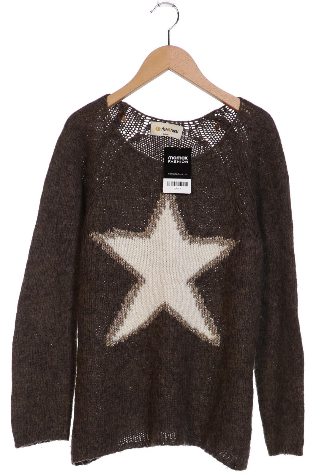 

Rich & Royal Damen Pullover, braun, Gr. 38