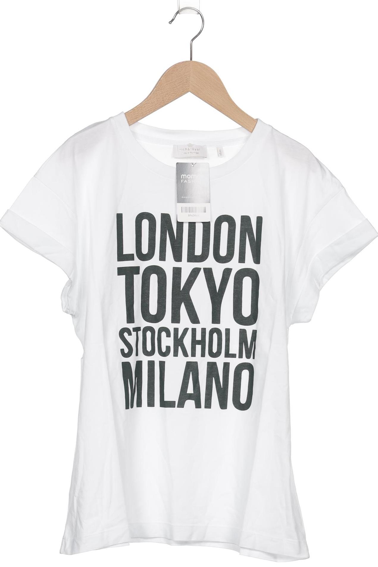 

Rich & Royal Damen T-Shirt, weiß, Gr. 42