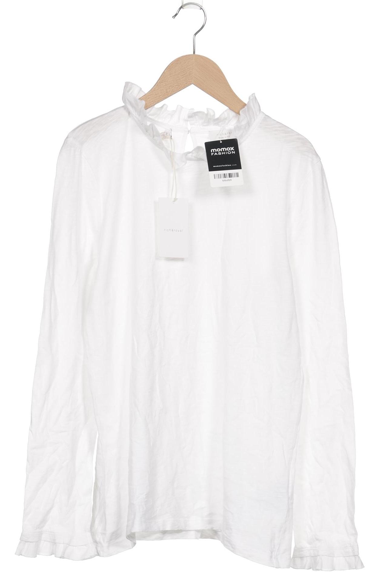 

Rich & Royal Damen Langarmshirt, weiß, Gr. 42
