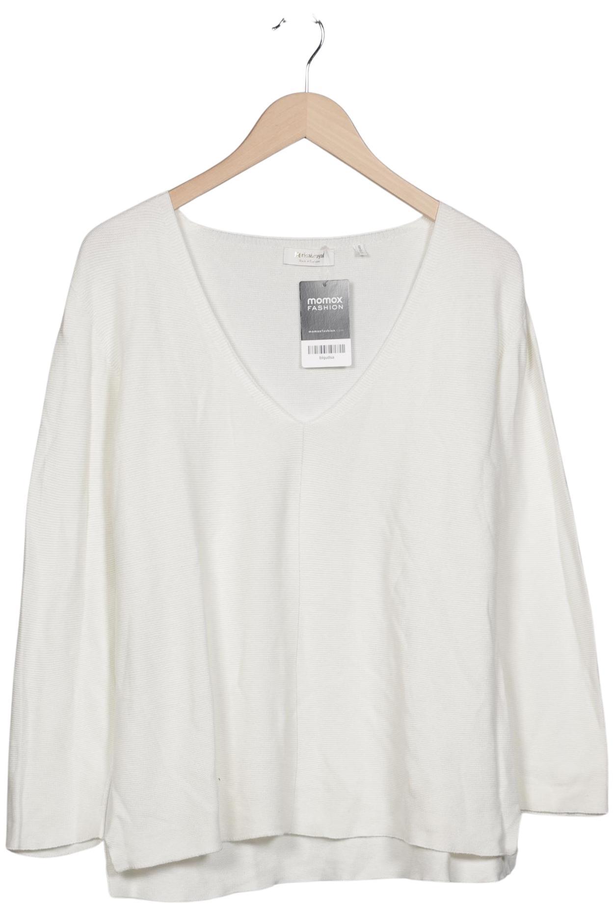 

Rich & Royal Damen Pullover, weiß, Gr. 38