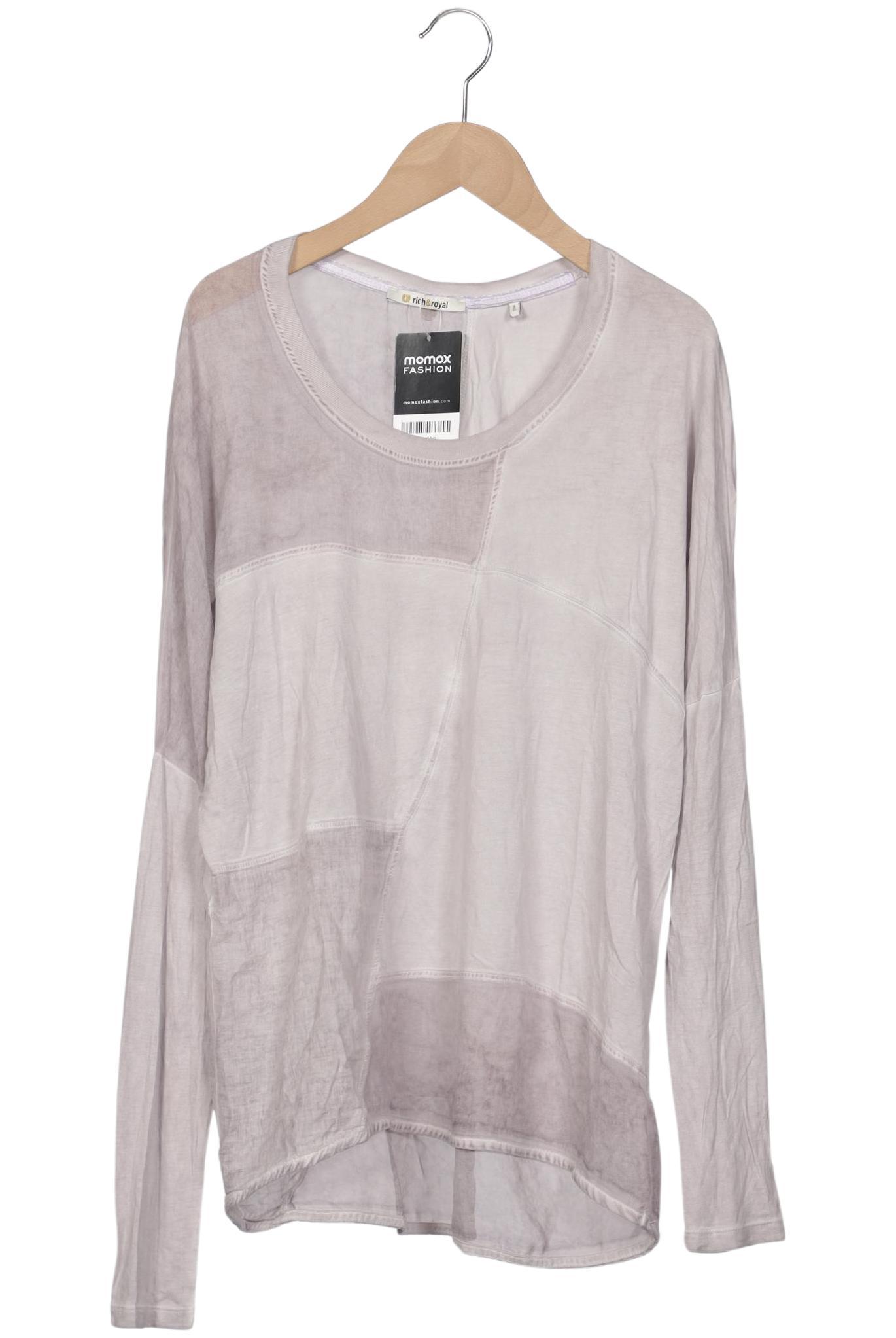 

Rich & Royal Damen Langarmshirt, grau, Gr. 36