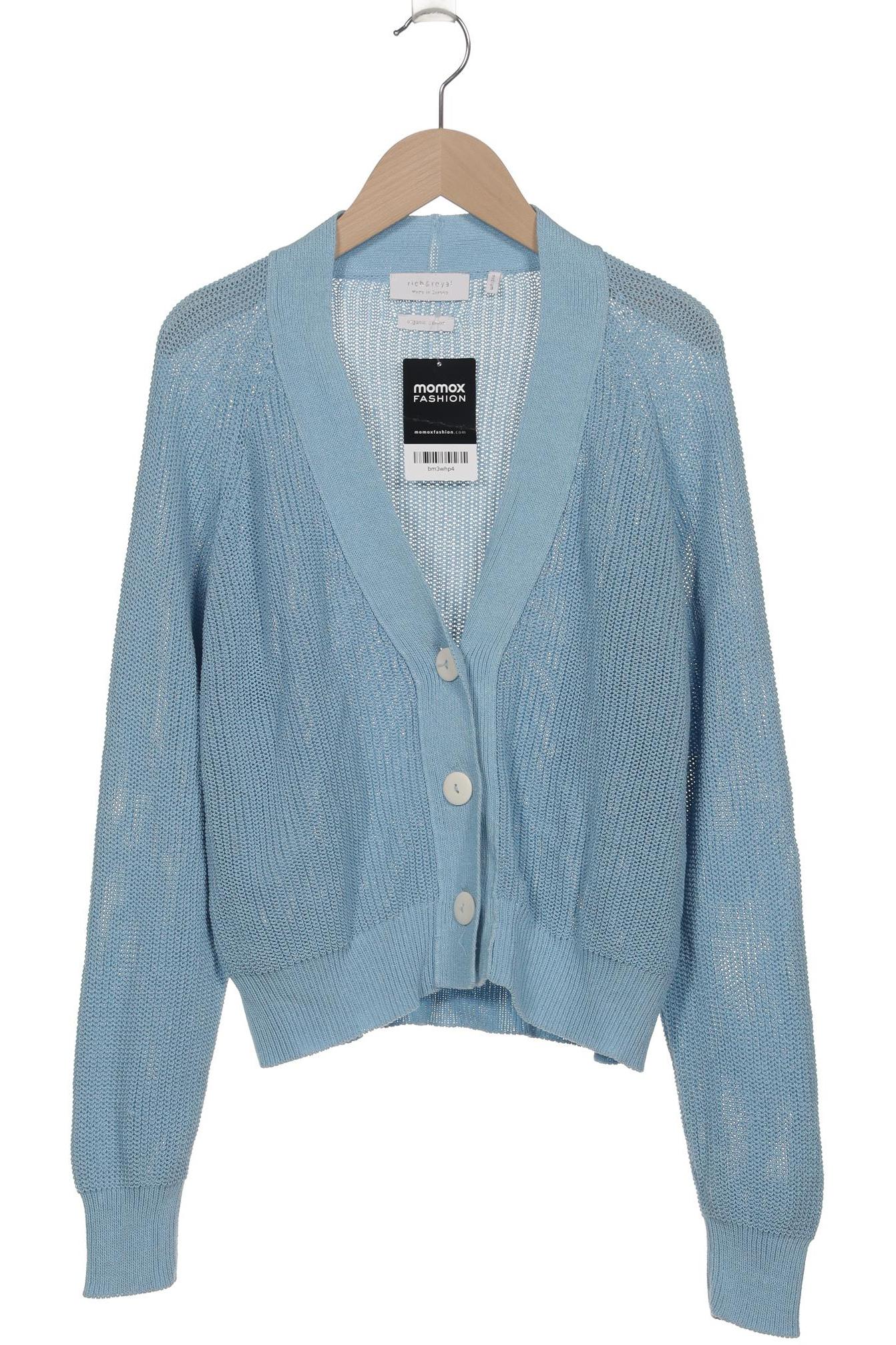 

Rich & Royal Damen Strickjacke, hellblau, Gr. 38