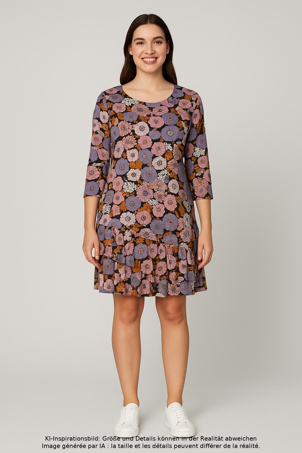 

Rich & Royal Damen Kleid, mehrfarbig, Gr. 38