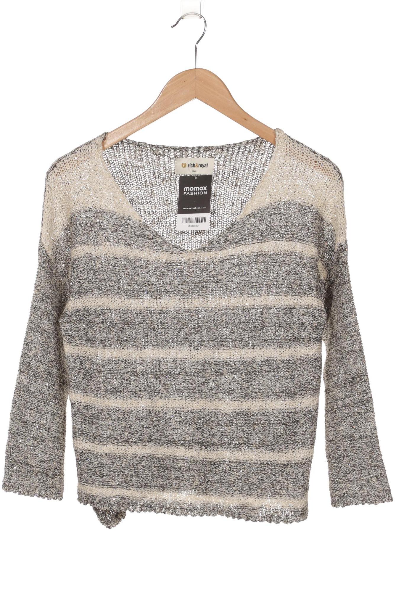 

Rich & Royal Damen Pullover, grau, Gr. 36