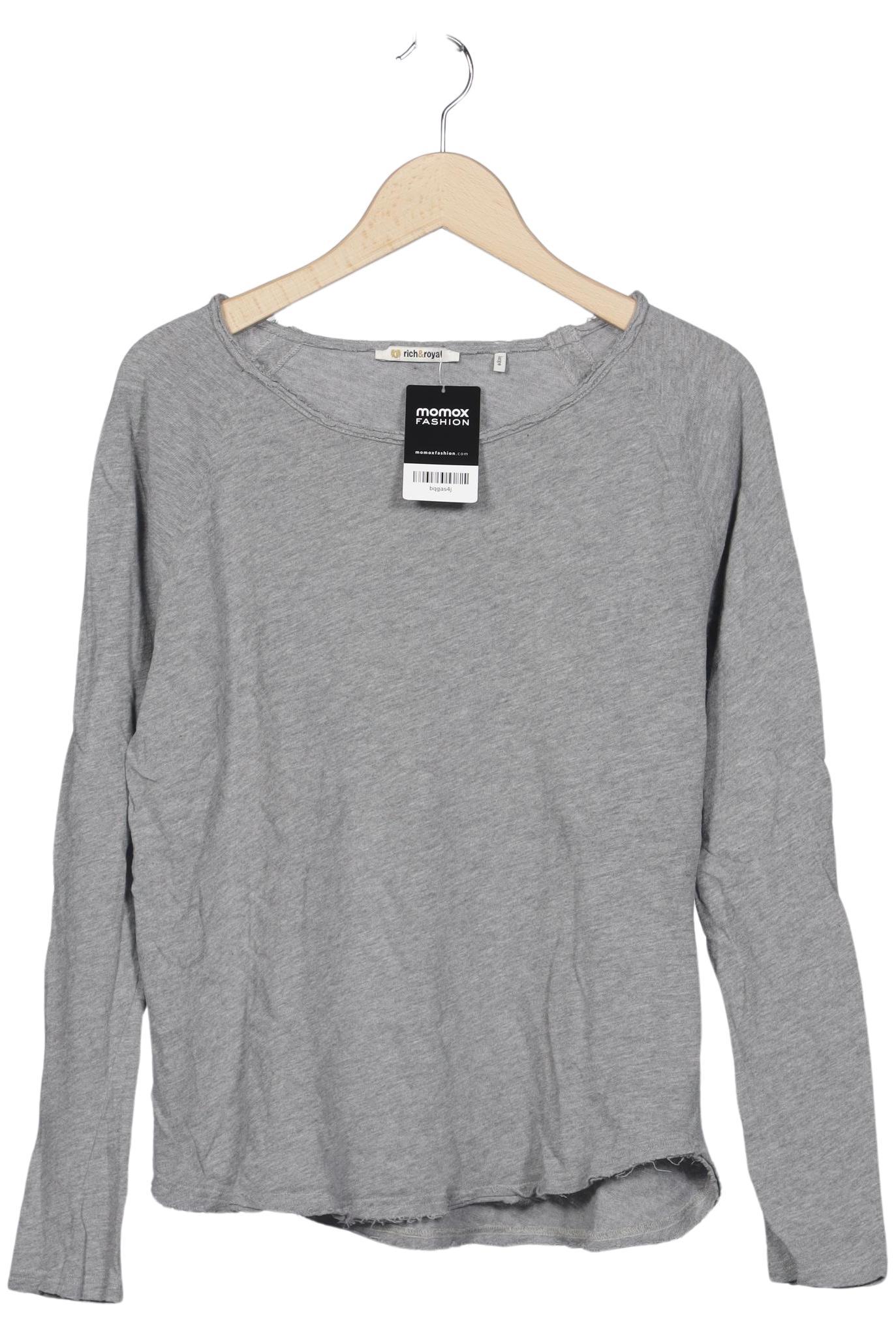 

Rich & Royal Damen Langarmshirt, grau, Gr. 42