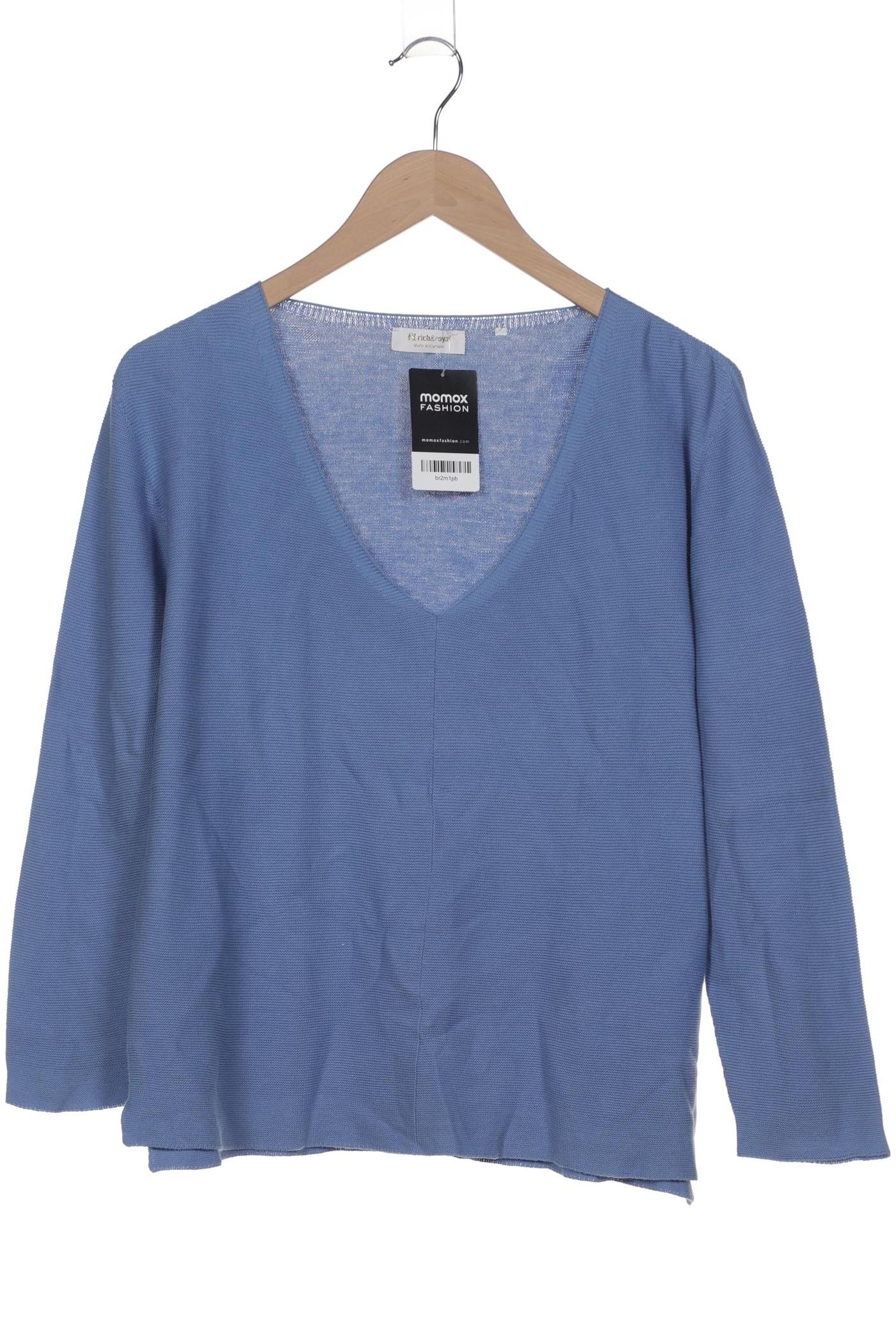 

Rich & Royal Damen Pullover, blau, Gr. 42