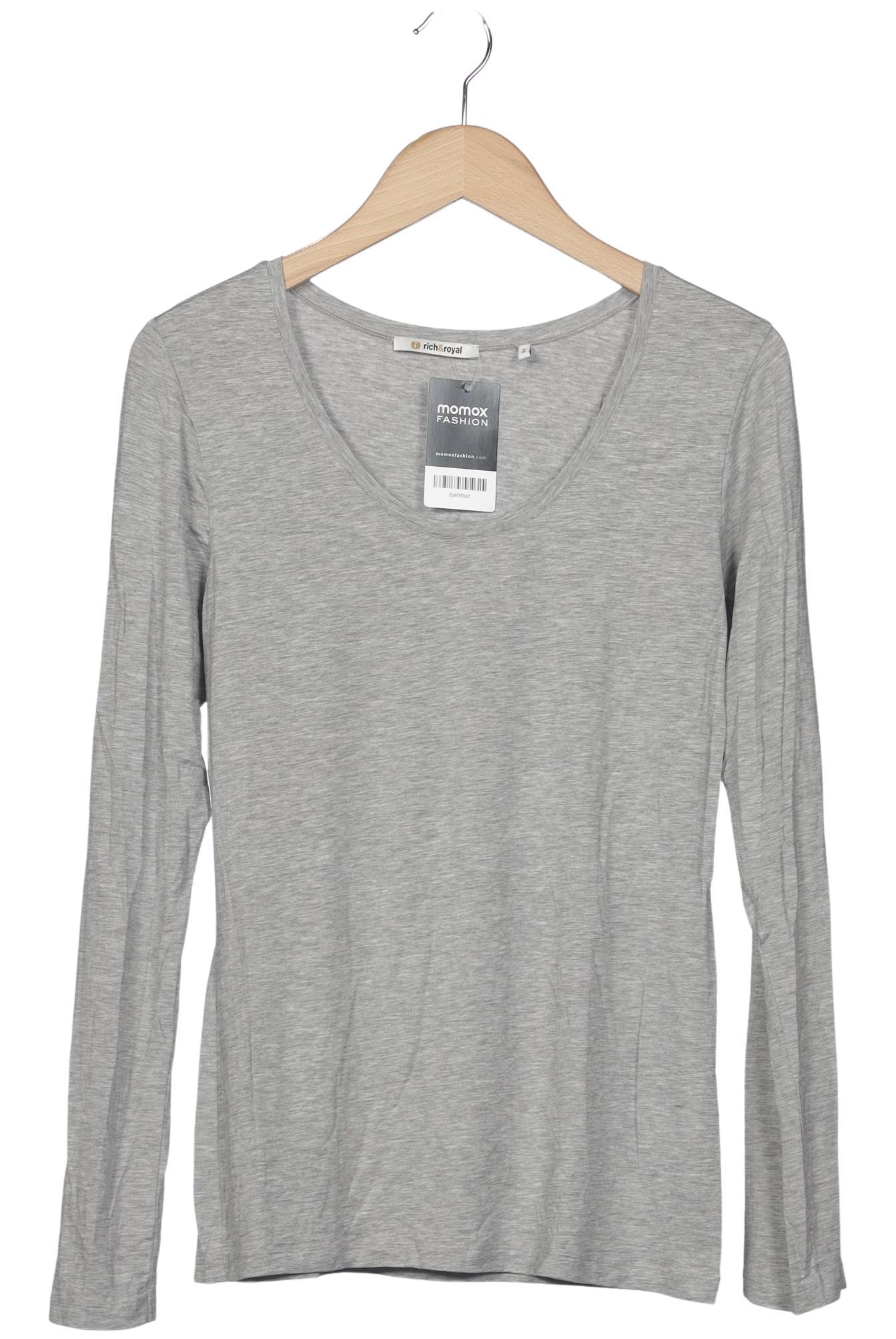 

Rich & Royal Damen Langarmshirt, grau, Gr. 42
