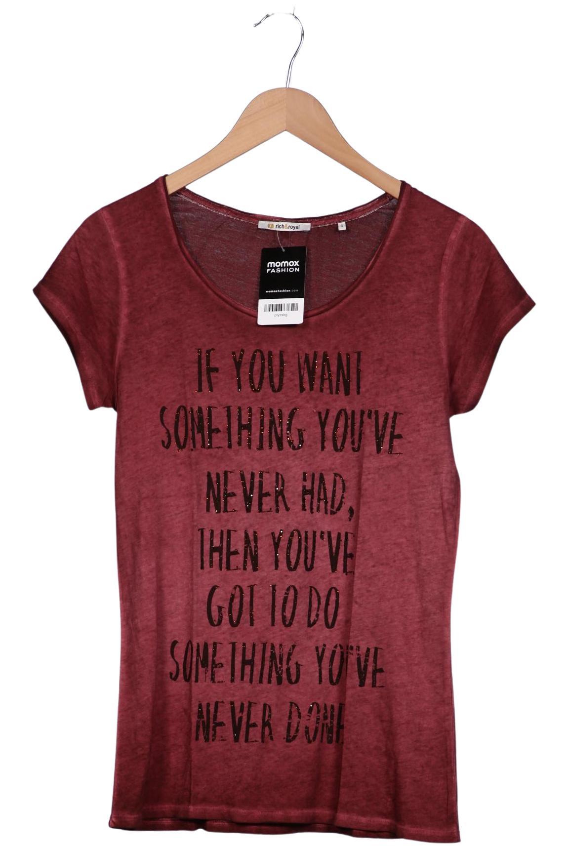 

Rich & Royal Damen T-Shirt, bordeaux, Gr. 42