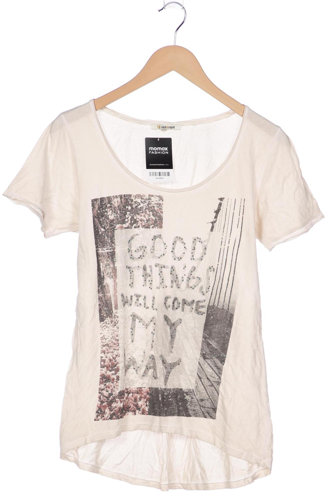 

Rich & Royal Damen T-Shirt, beige, Gr. 38