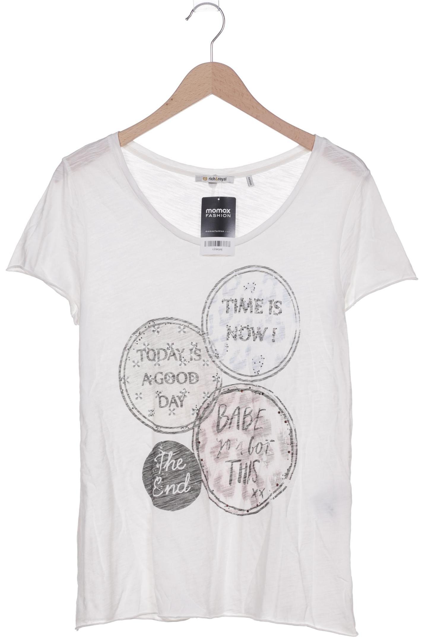

Rich & Royal Damen T-Shirt, weiß, Gr. 38