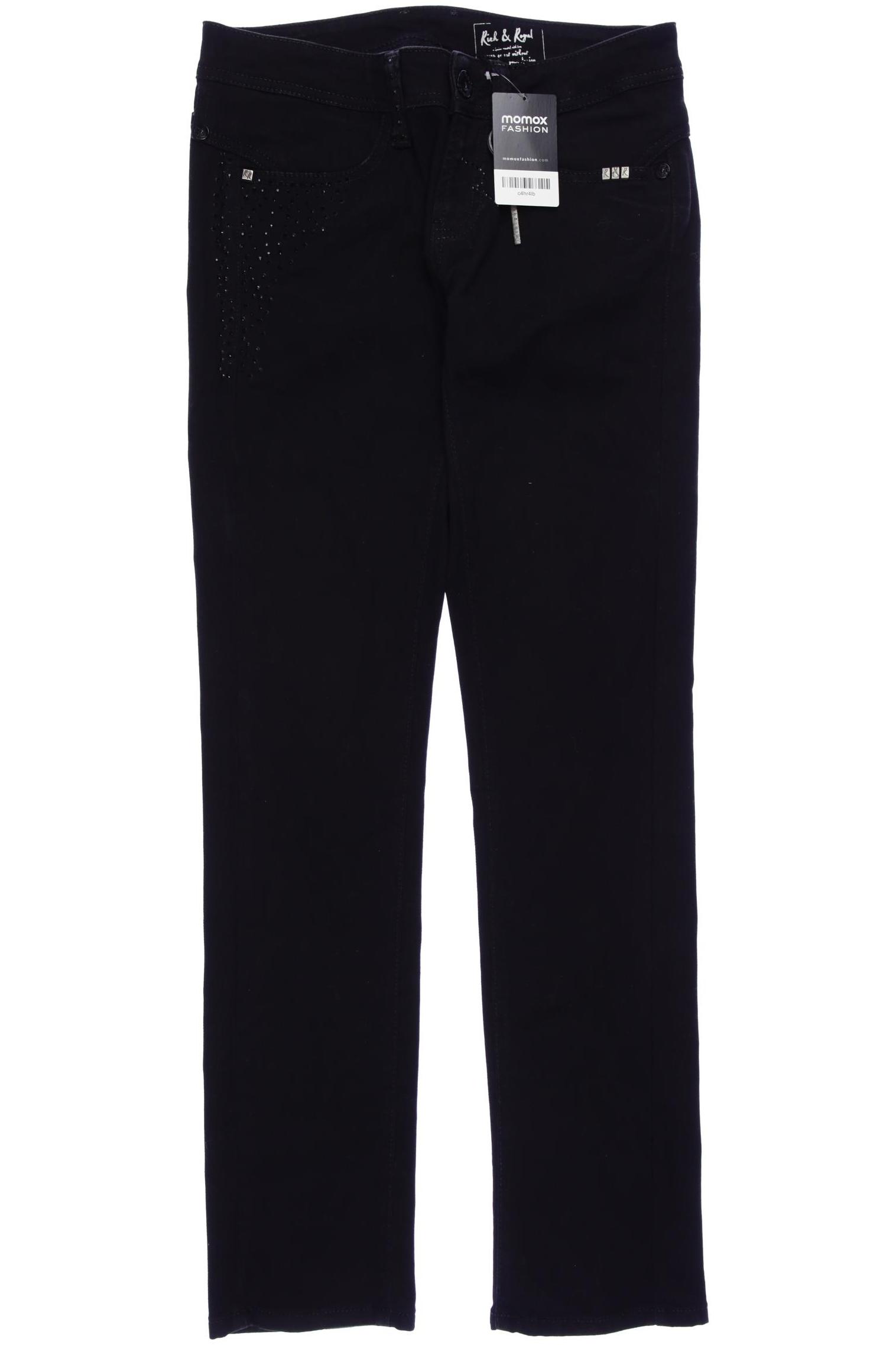 

Rich & Royal Damen Jeans, schwarz, Gr. 27