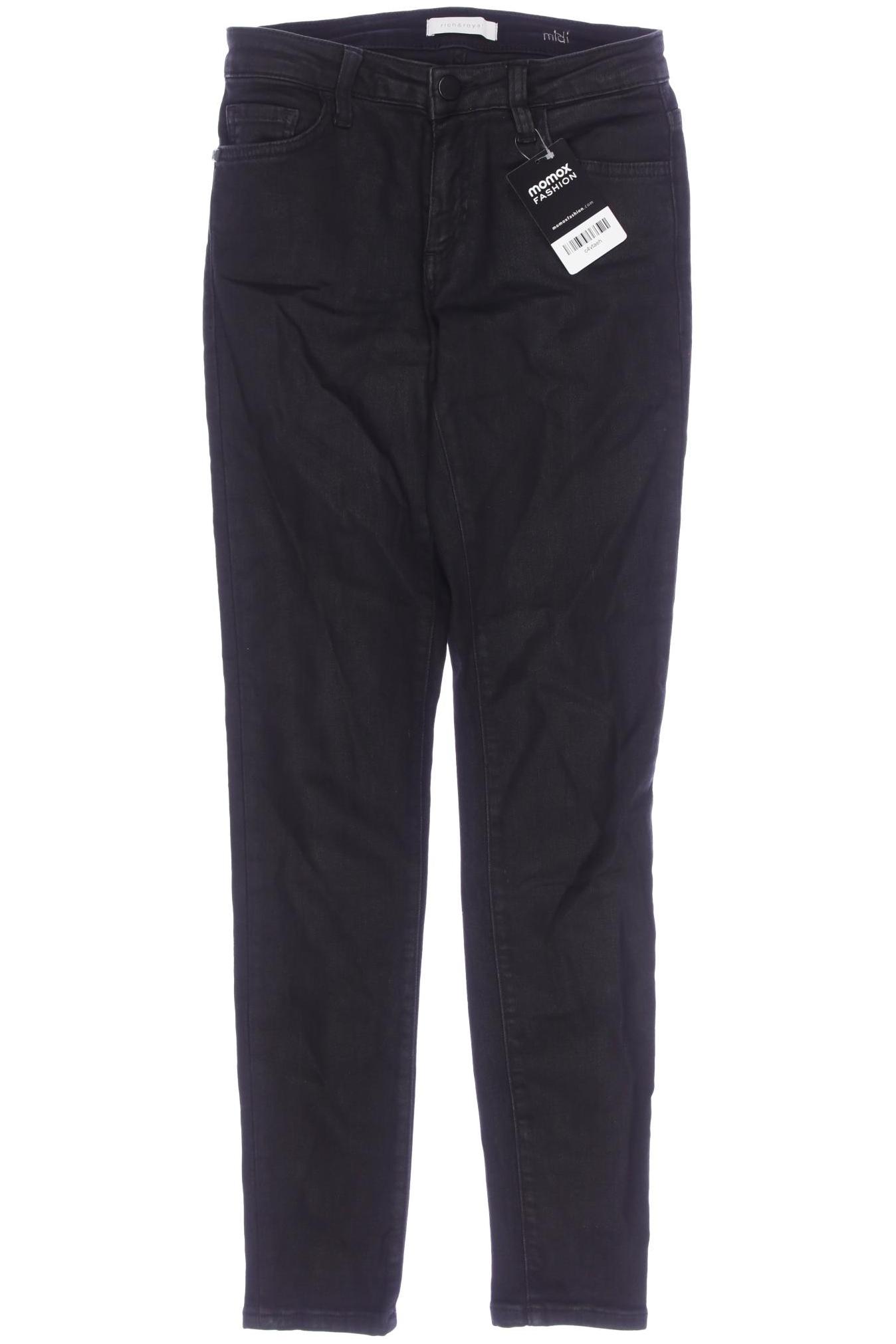

Rich & Royal Damen Jeans, schwarz, Gr. 25