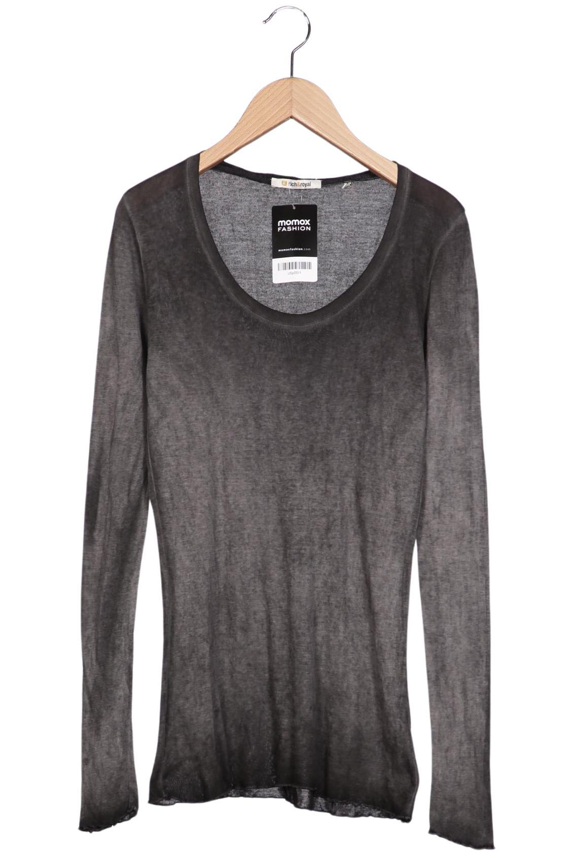 

Rich & Royal Damen Langarmshirt, grau, Gr. 36