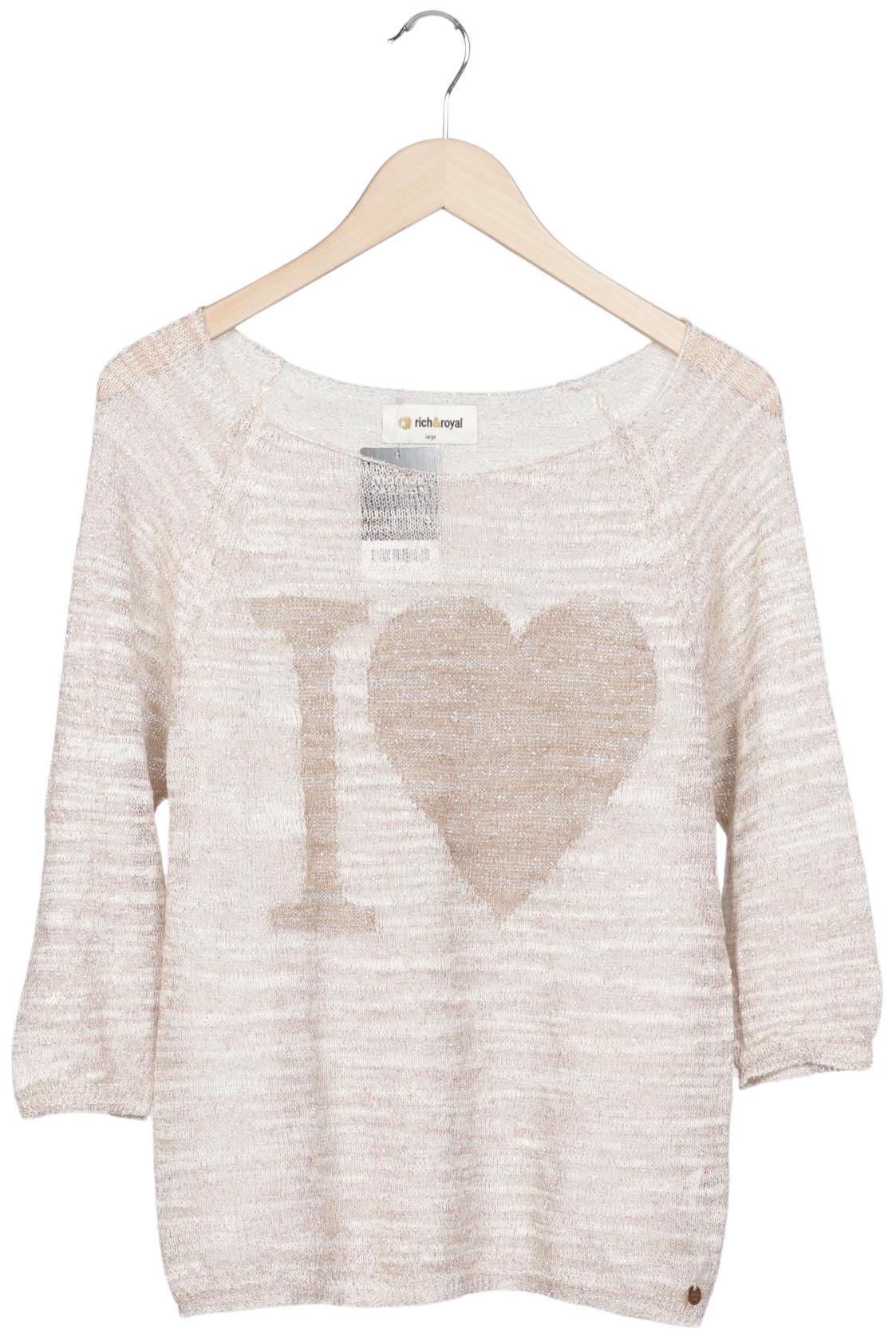

Rich & Royal Damen Pullover, beige, Gr. 42