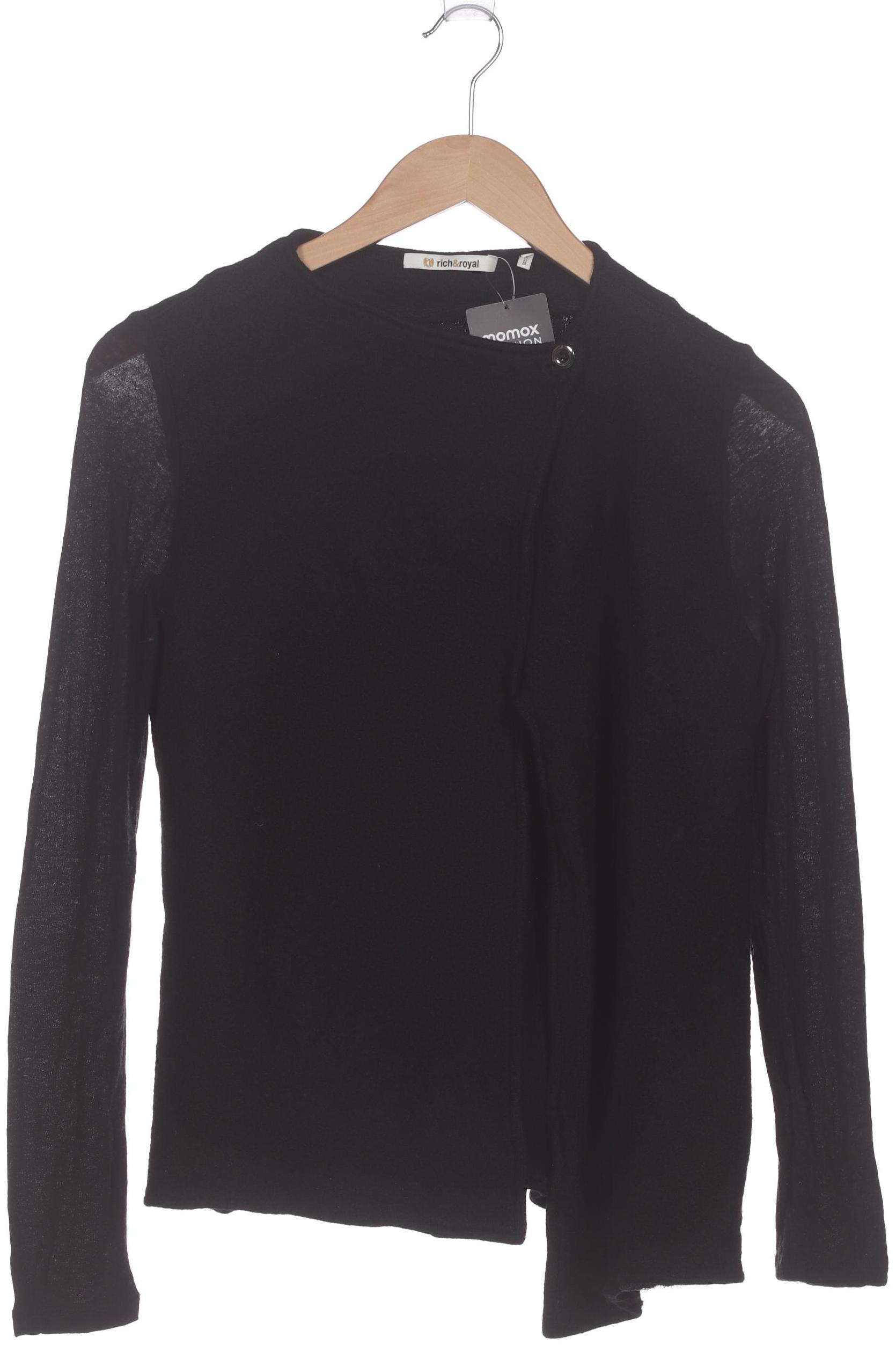 Thumbnail - Rich &amp; Royal Damen Strickjacke, schwarz, Gr. 38