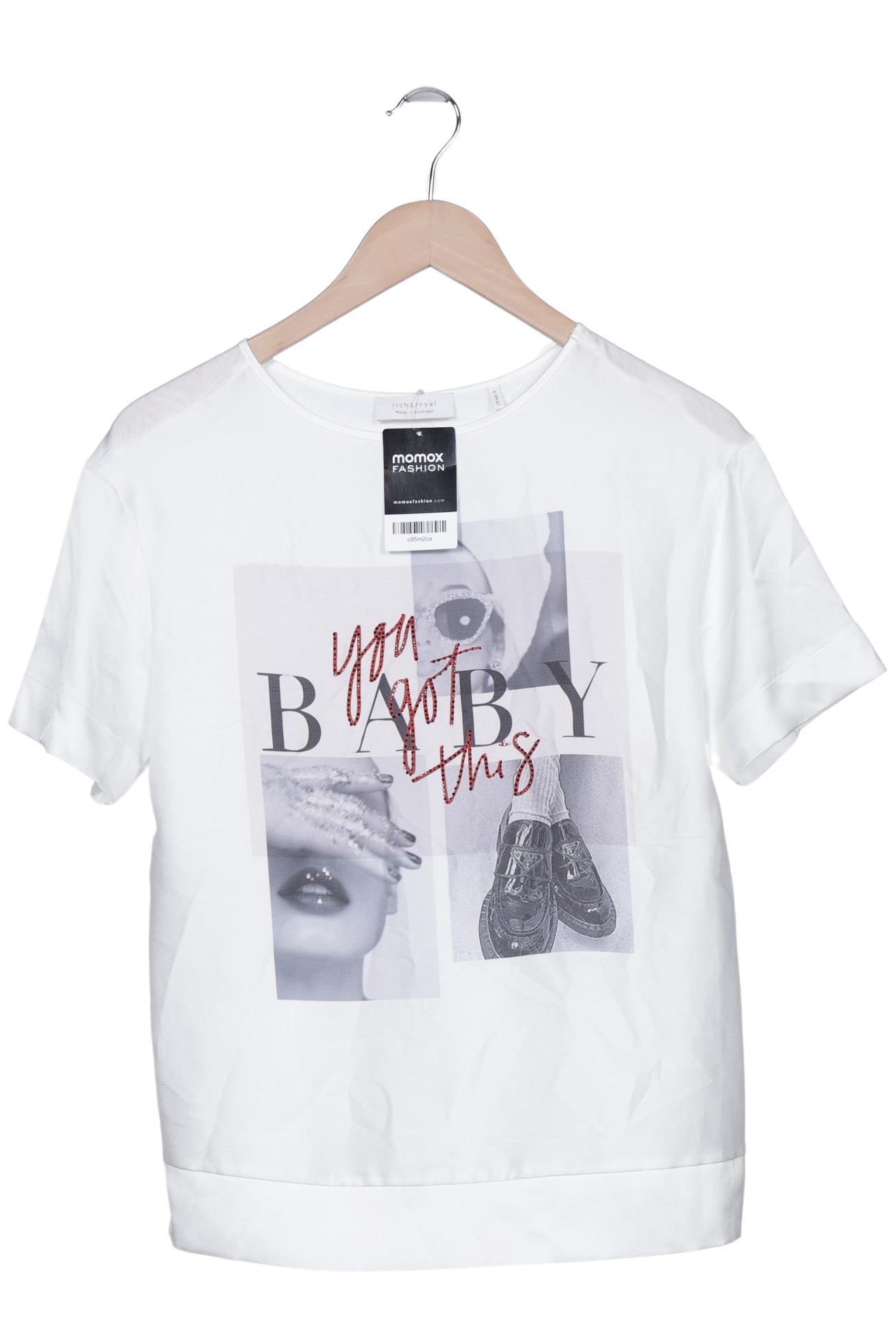 

Rich & Royal Damen T-Shirt, weiß, Gr. 34
