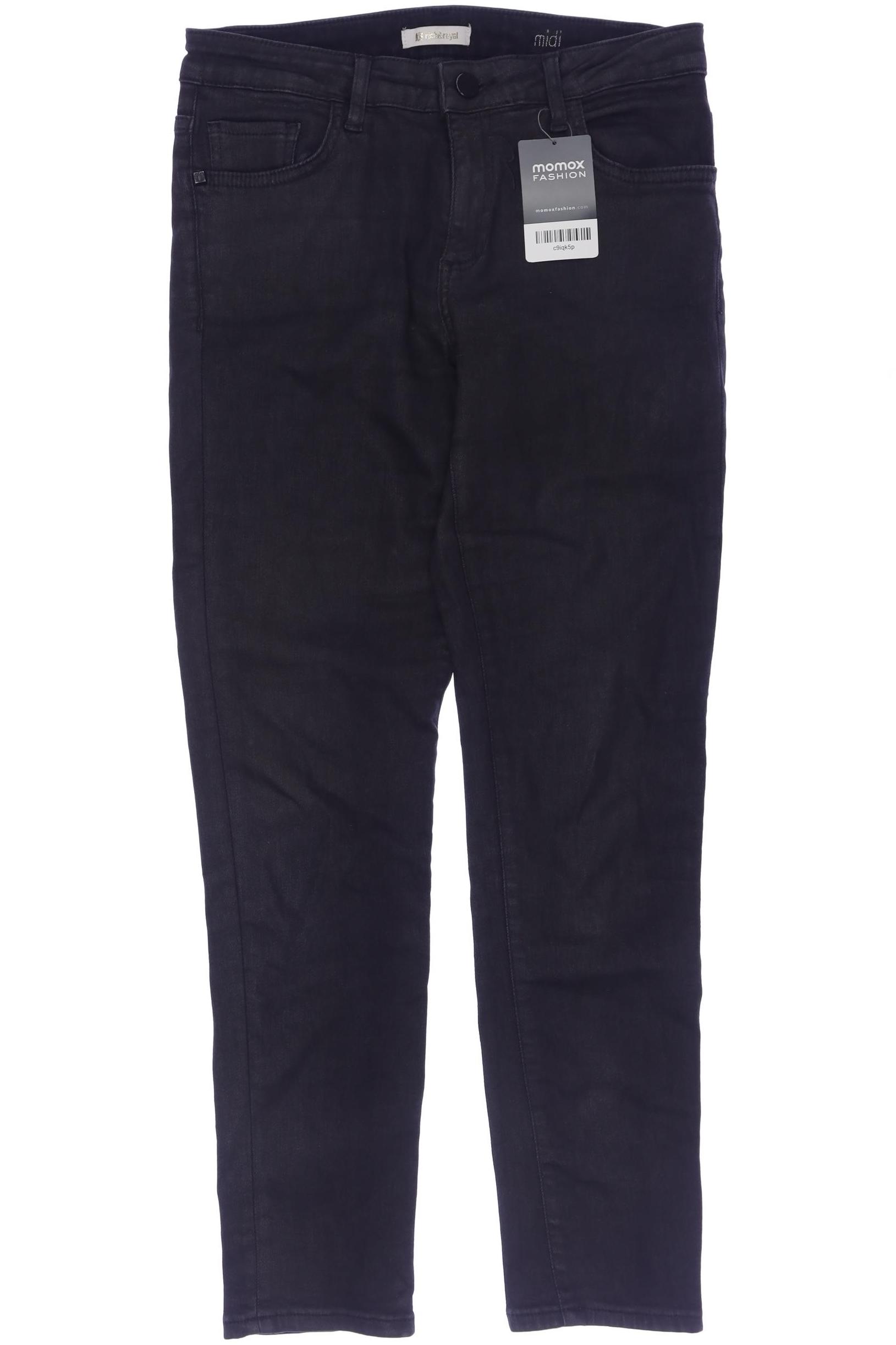 

Rich & Royal Damen Jeans, schwarz, Gr. 28