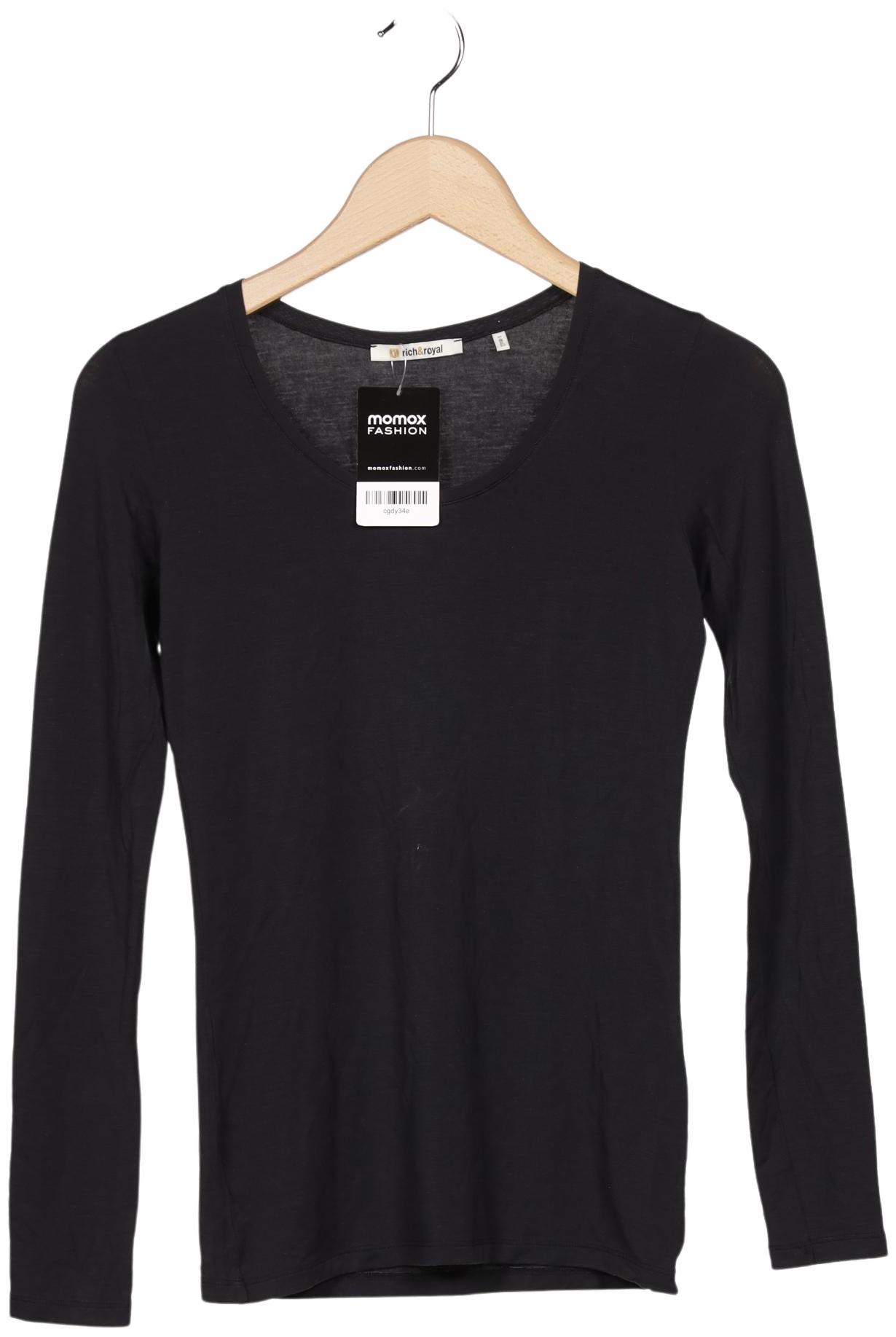 

Rich & Royal Damen Langarmshirt, schwarz, Gr. 34