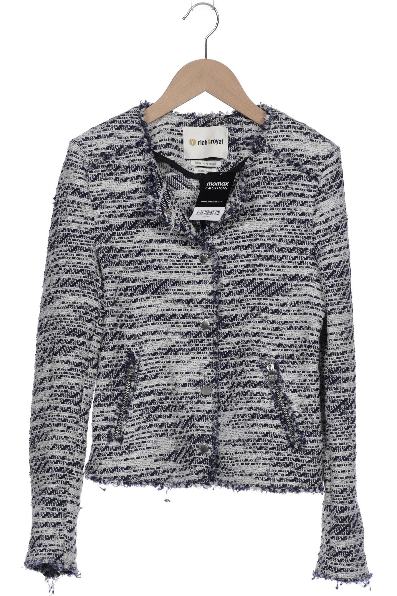 

Rich & Royal Damen Jacke, marineblau, Gr. 36