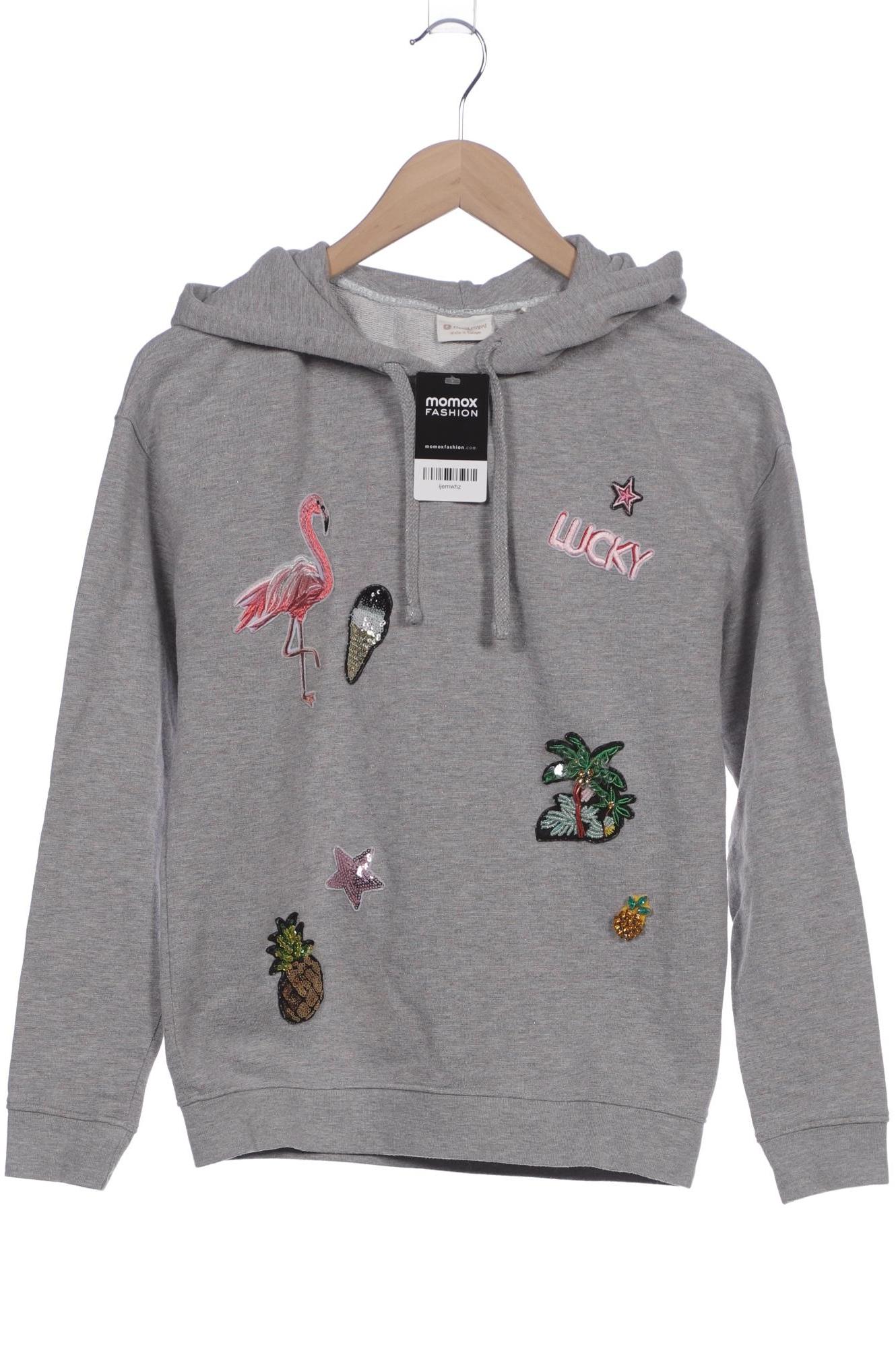 

Rich & Royal Damen Kapuzenpullover, grau, Gr. 38