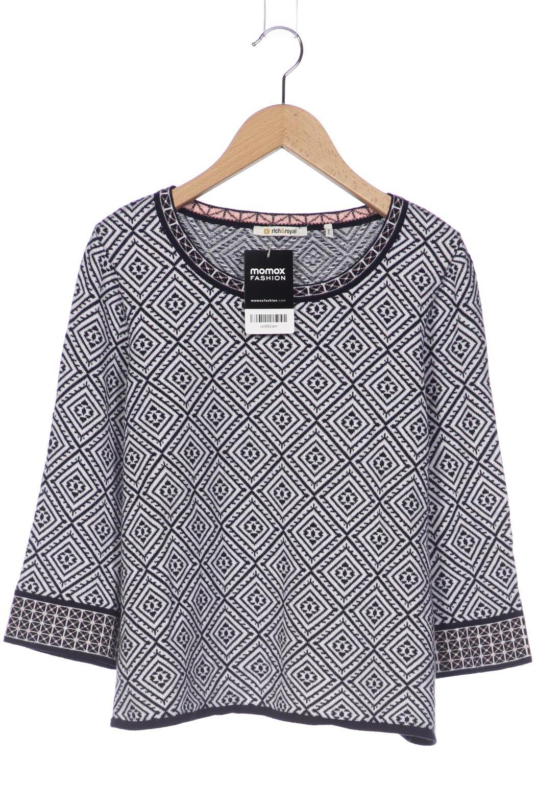 

Rich & Royal Damen Pullover, weiß, Gr. 36