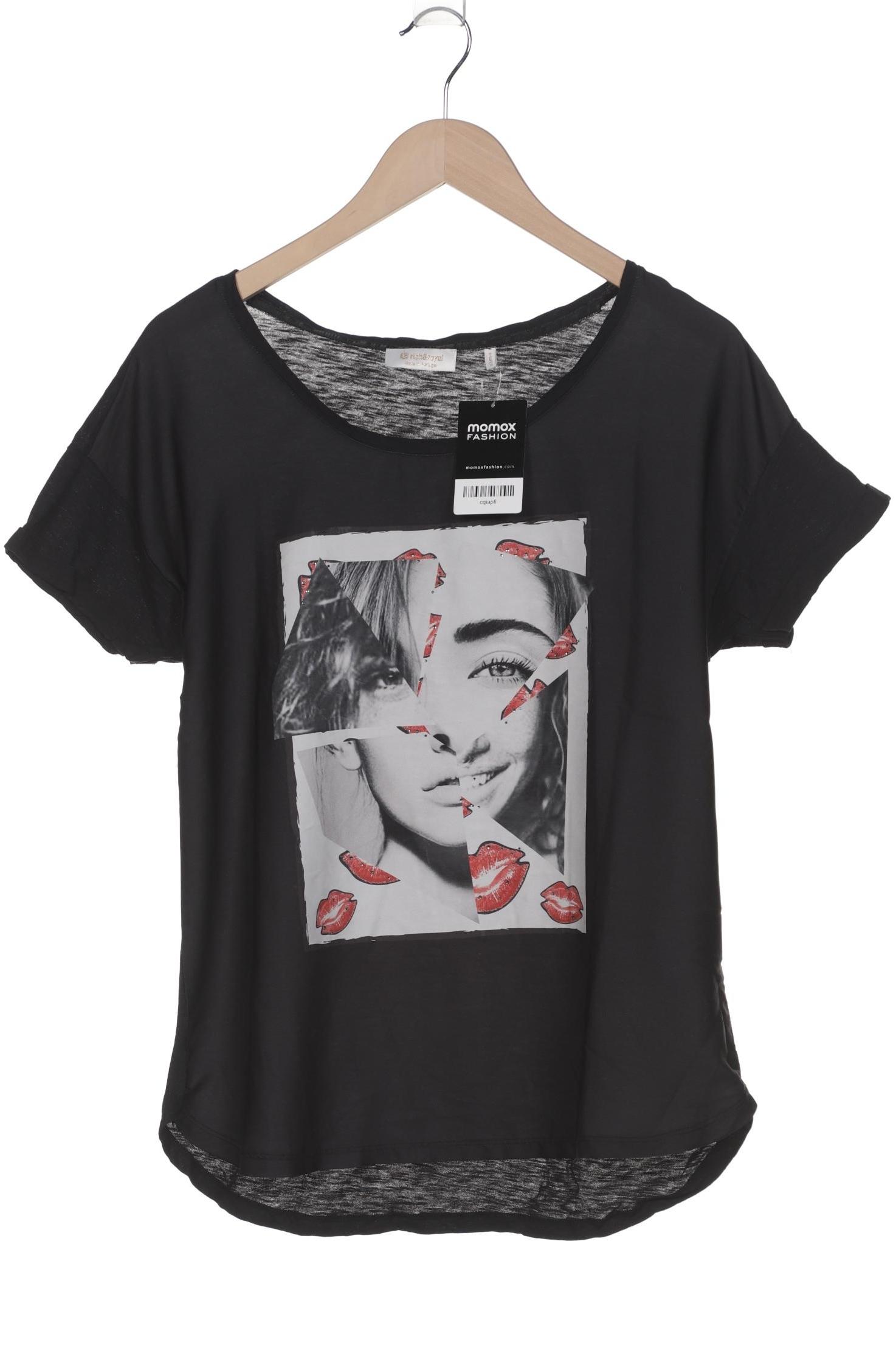 

Rich & Royal Damen T-Shirt, schwarz, Gr. 44