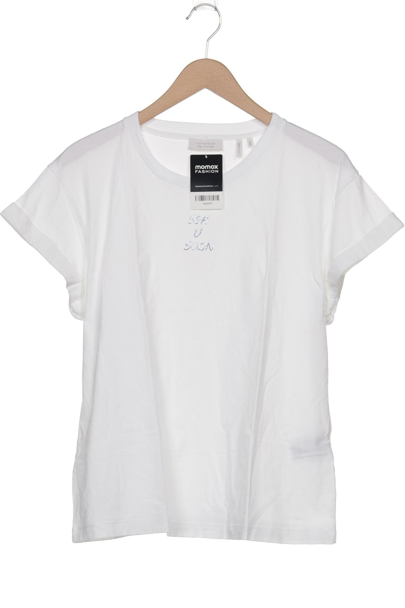 

Rich & Royal Damen T-Shirt, weiß, Gr. 42