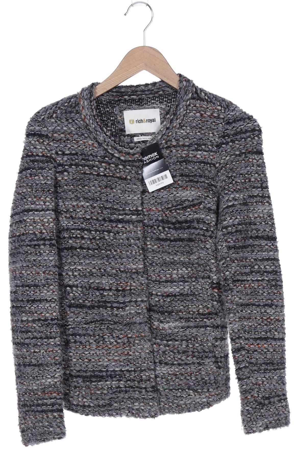 

Rich & Royal Damen Strickjacke, grau, Gr. 36