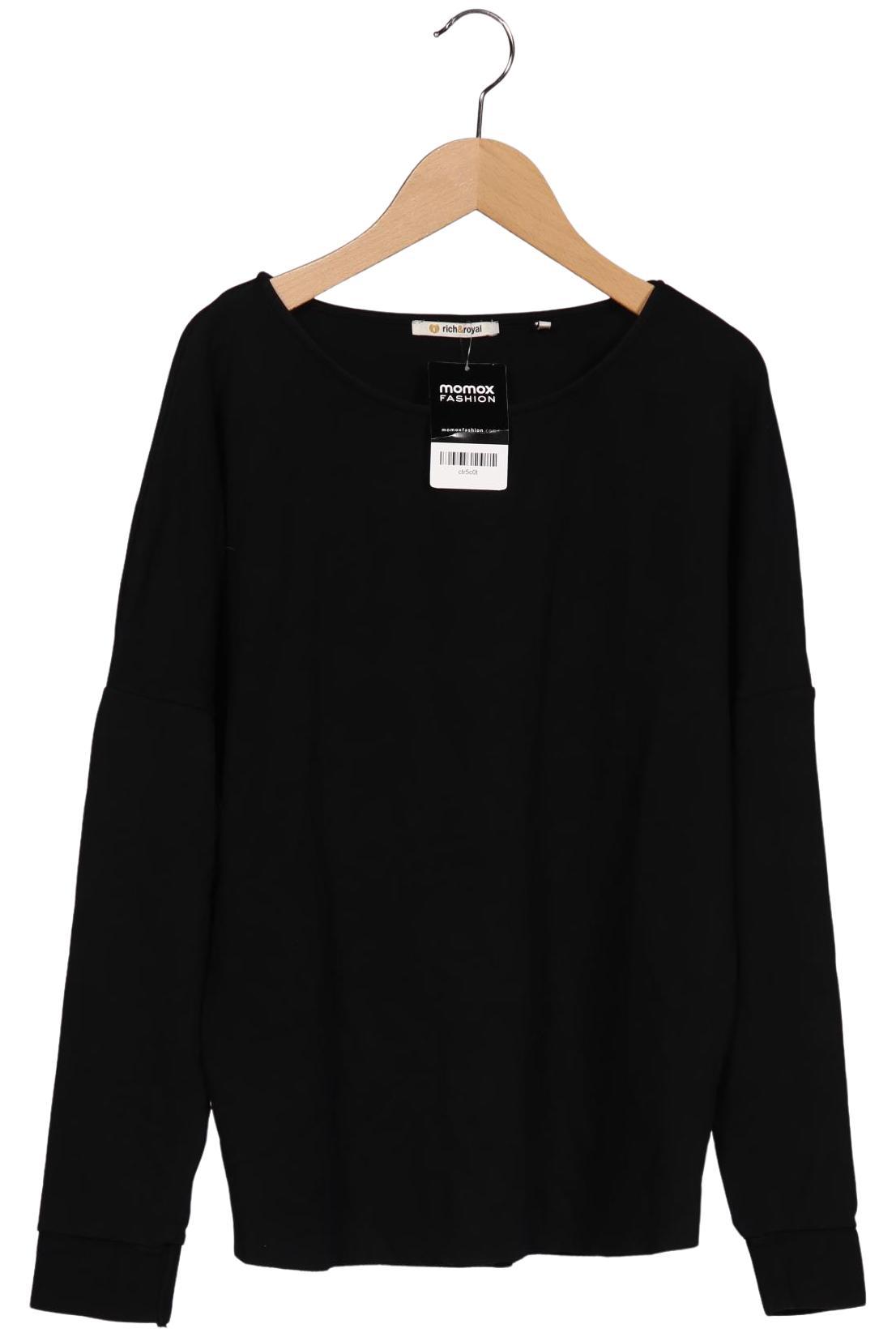 

Rich & Royal Damen Langarmshirt, schwarz, Gr. 42
