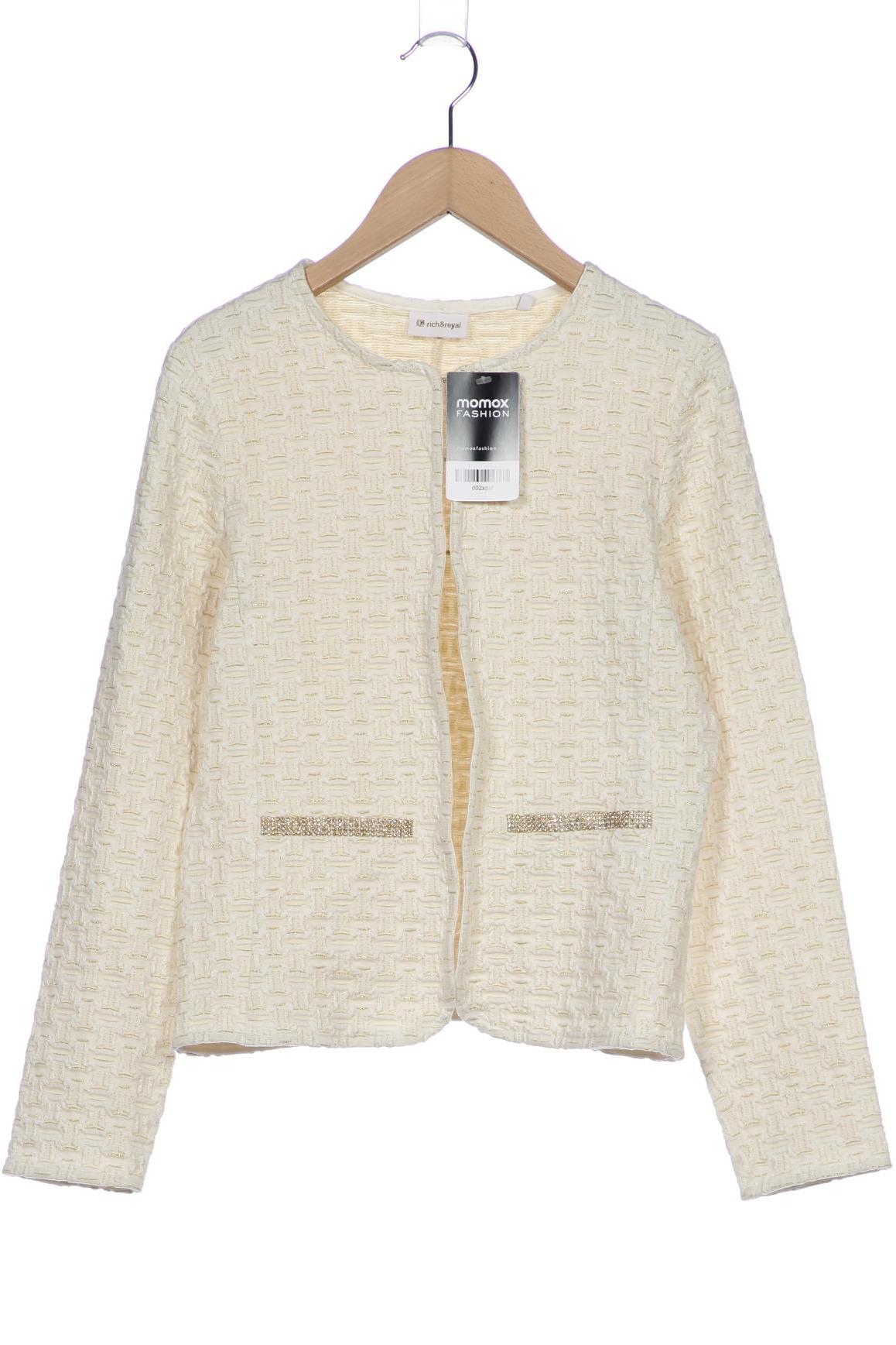 

Rich & Royal Damen Strickjacke, cremeweiß, Gr. 36