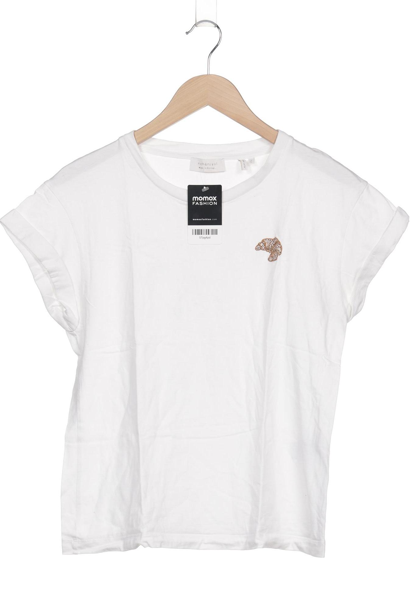 

Rich & Royal Damen T-Shirt, weiß, Gr. 36