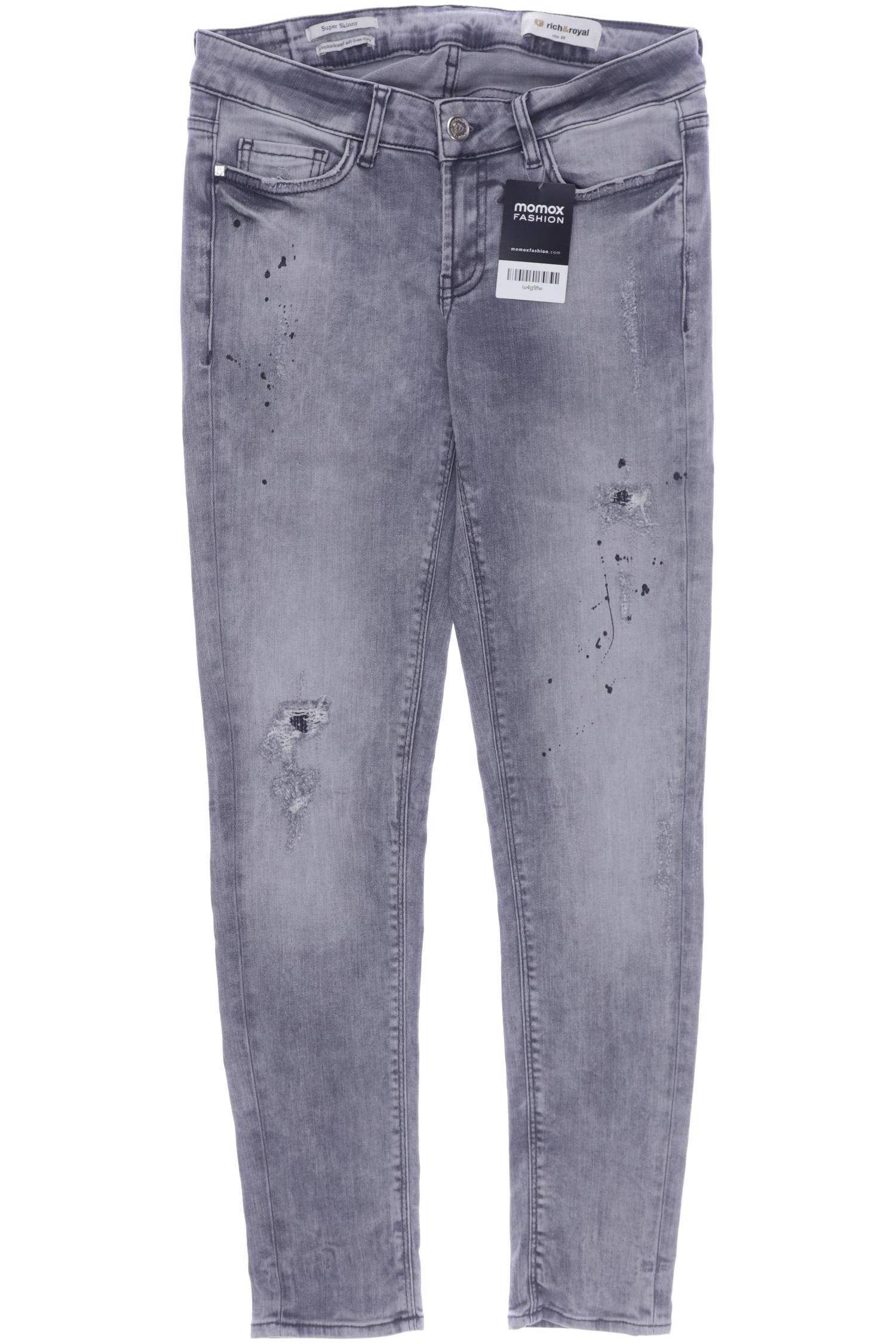 

Rich & Royal Damen Jeans, grau, Gr. 38